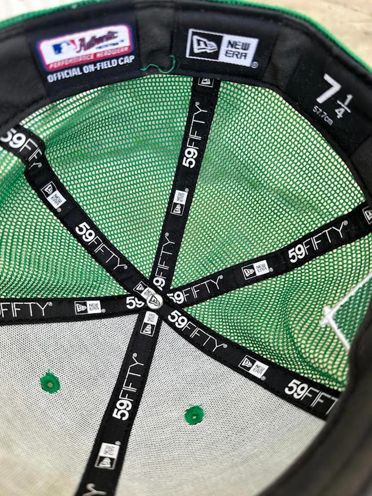 New Era Oakland A’s New Era 59FIFTY Mesh 7 1/4 Size ONE SIZE - 5 Thumbnail
