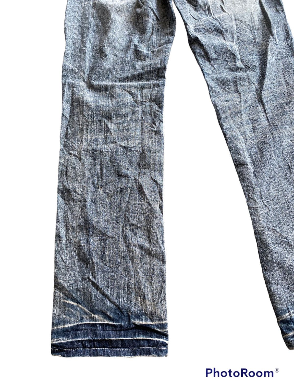 Hysteric Glamour × Japanese Brand Faded Black Japan Real Vintage Distressed Denim p186 Size US 34 / EU 50 - 7 Thumbnail