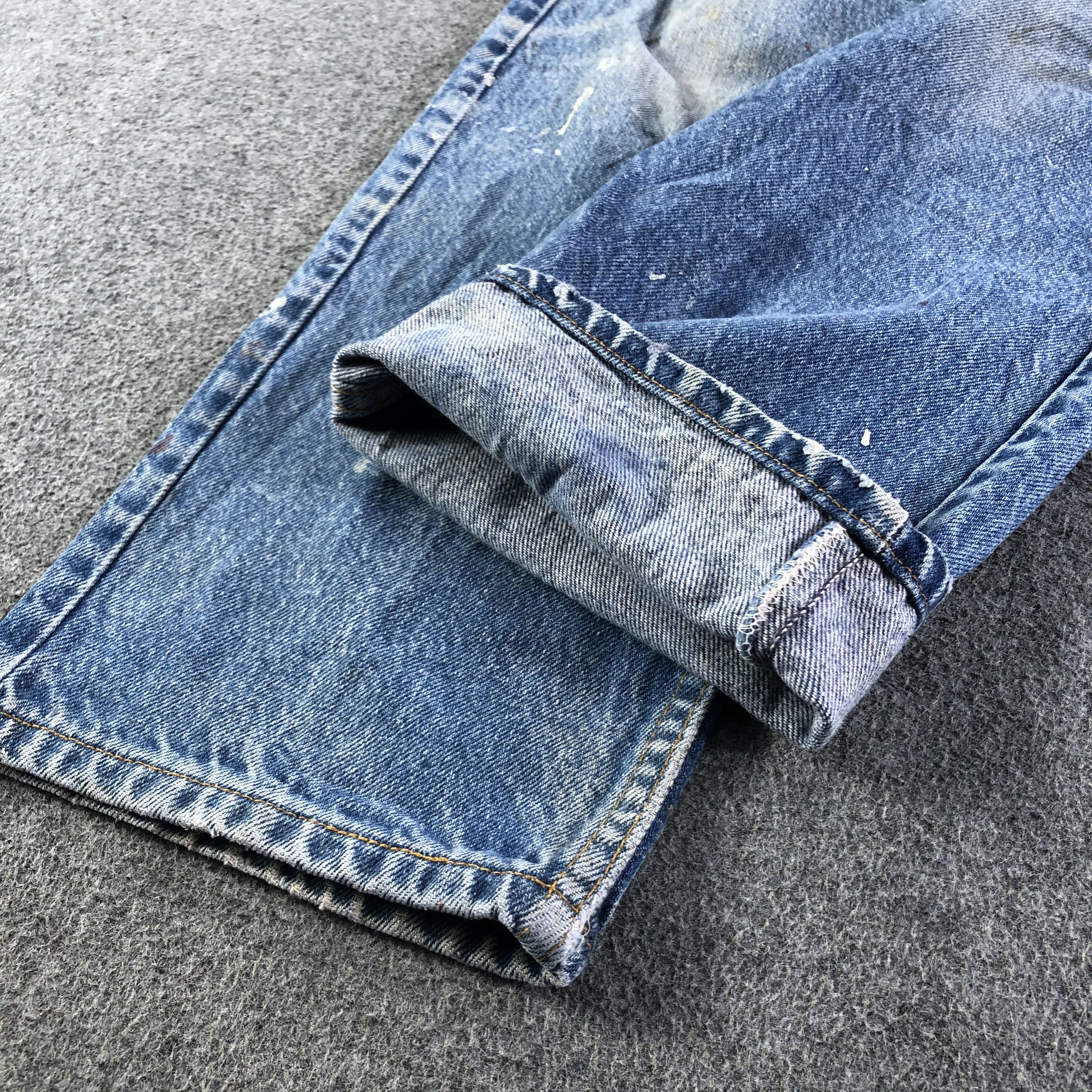 Levi's Vintage 90s Orange Tab Levis 505 Jeans-J3156 Size US 33 - 6 Thumbnail