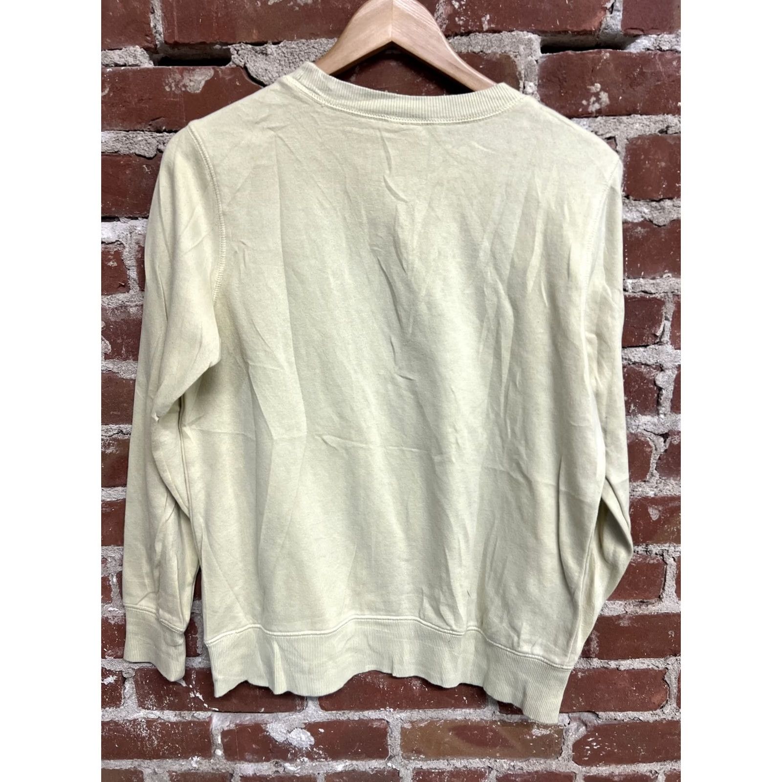 The North Face The North Face Sweater Womens S Yellow Pullover Crew Neck Casual Regular Long Sleeve Size S / US 4 / IT 40 - 3 Thumbnail