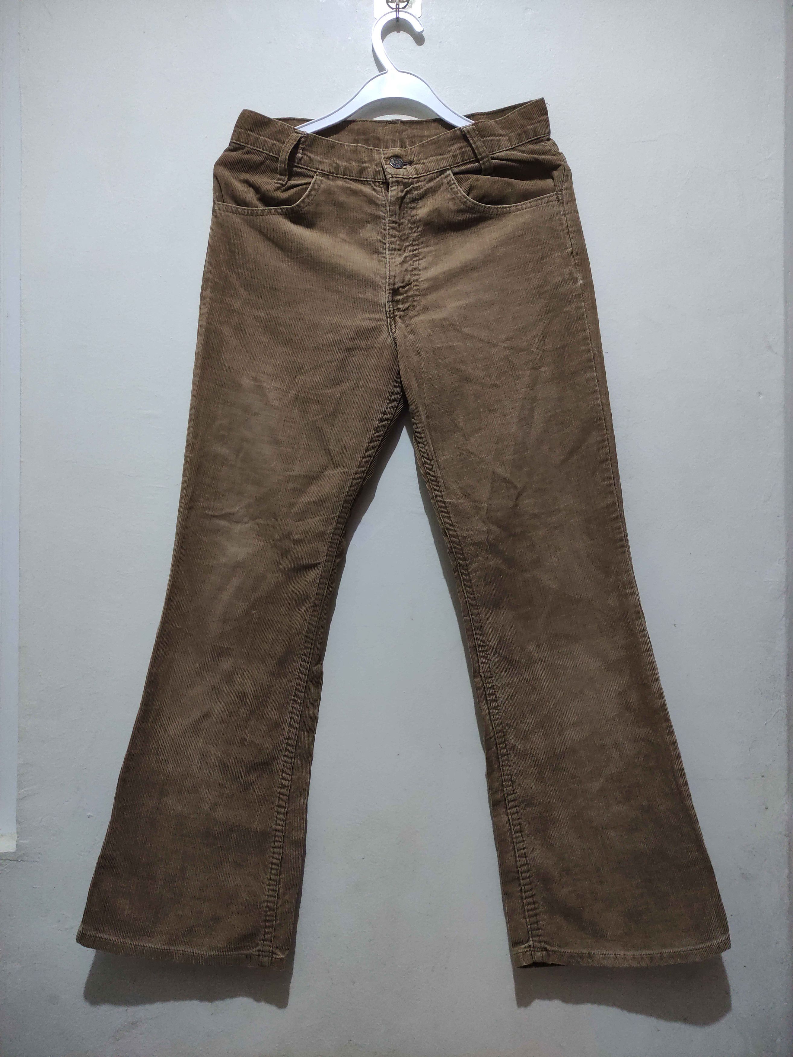 Levi's 70s Levi's 646 Corduroy Flare Pants Size US 29 - 1 Thumbnail
