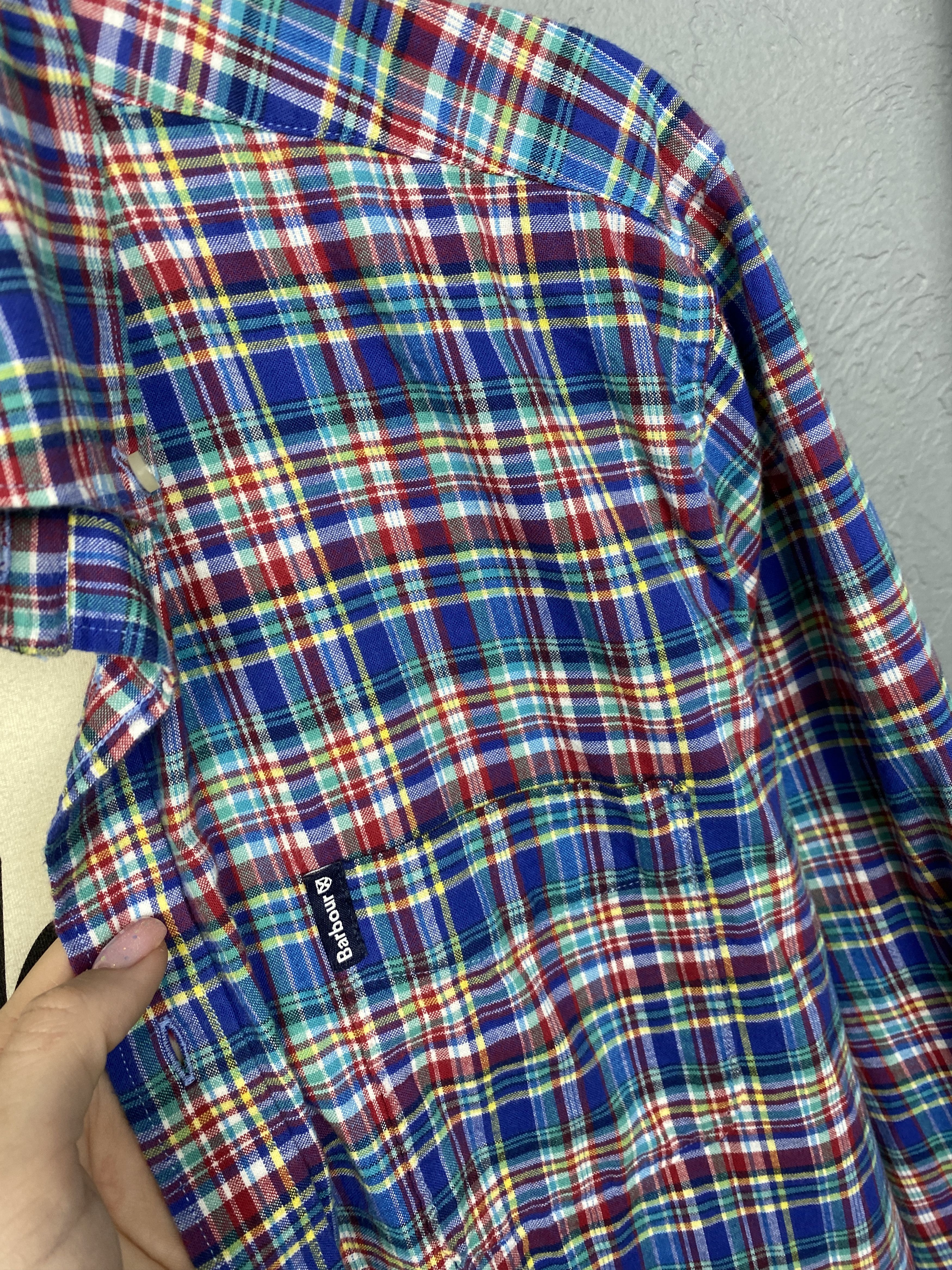 Barbour Barbour Mens Long Sleeve Plaid Shirt Size US L / EU 52-54 / 3 - 3 Thumbnail