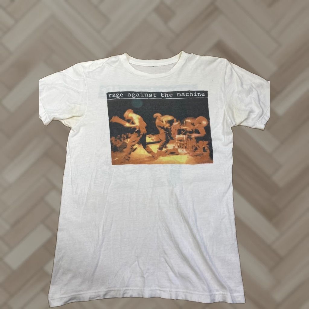 Orage 2016 Rage Against The Machine Anger Is A Gift T Shirt Small White Mens Rock Band Short Sleeve Size US S / EU 44-46 / 1 - 1 Thumbnail