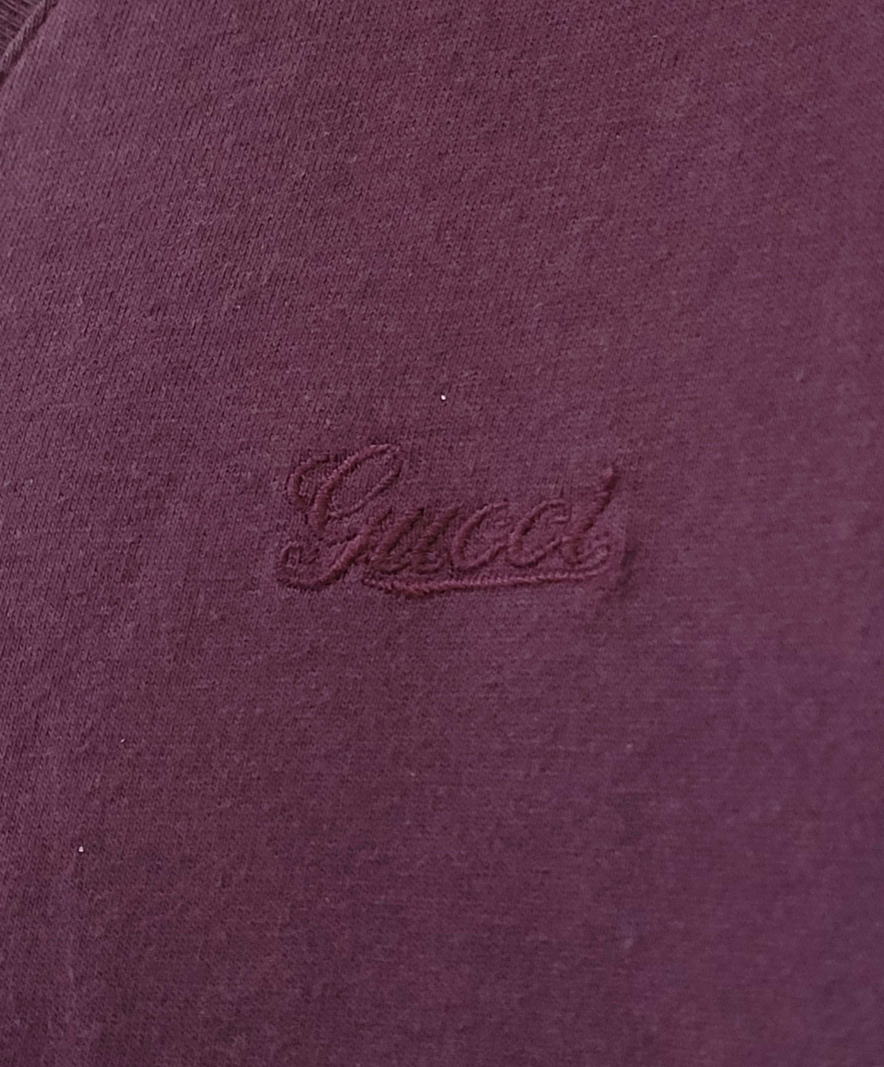 Gucci Gucci Men's Vintage Cotton V-Neck T-Shirt Size US M / EU 48-50 / 2 - 3 Thumbnail