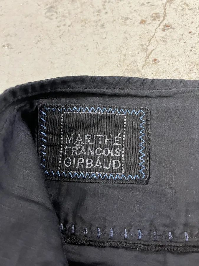 Marithe + Francois Girbaud × Vintage 2000s Marithé + François Girbaud Black Utility Pants Size US 31 - 9 Thumbnail