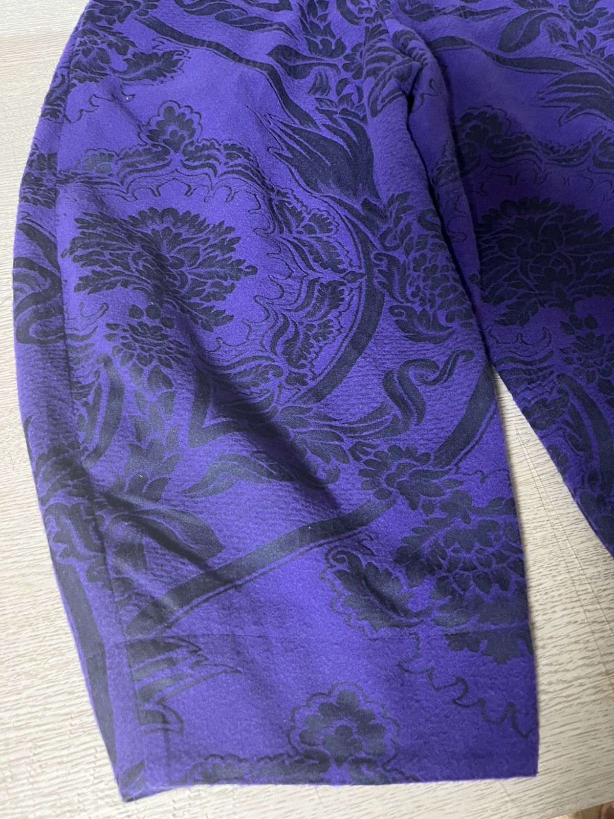 Vivienne Westwood 10 Vivienne Westwood gold label floral wide cropped pants Size 28" / US 6 / IT 42 - 7 Thumbnail