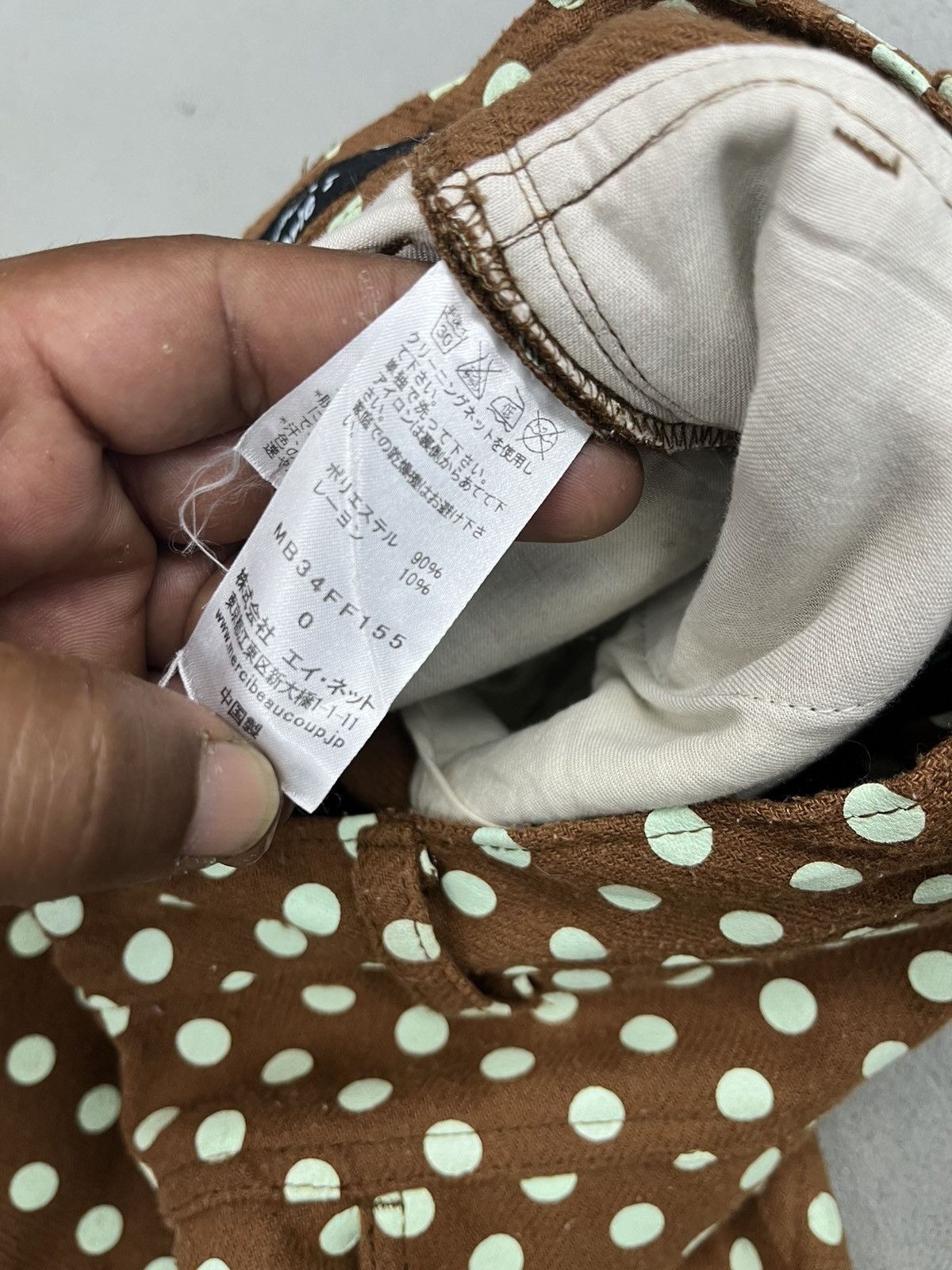 mercibeaucoup ARCHIVE🔥🔥🔥VTG MERCIBEAUCOUP POLKA DOT REVERSE POCKET PANT Size 28" / US 6 / IT 42 - 9 Thumbnail