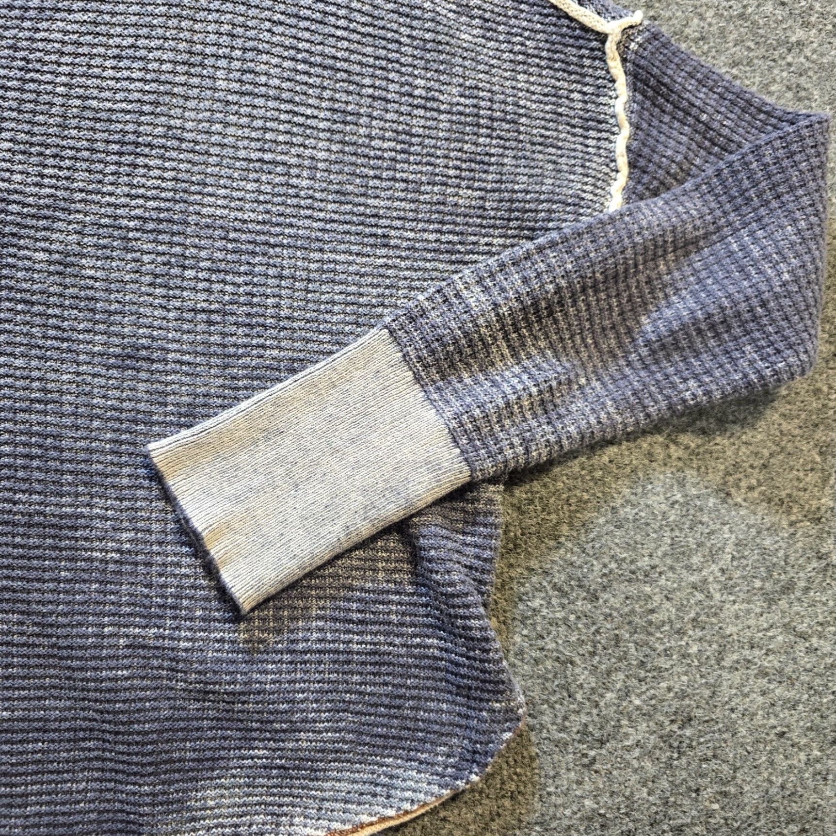 Vintage Sundance Top Womens XS Petite Gray Thermal Henley Oversized Boxy Casual Shirt Size XS / US 0-2 / IT 36-38 - 3 Thumbnail