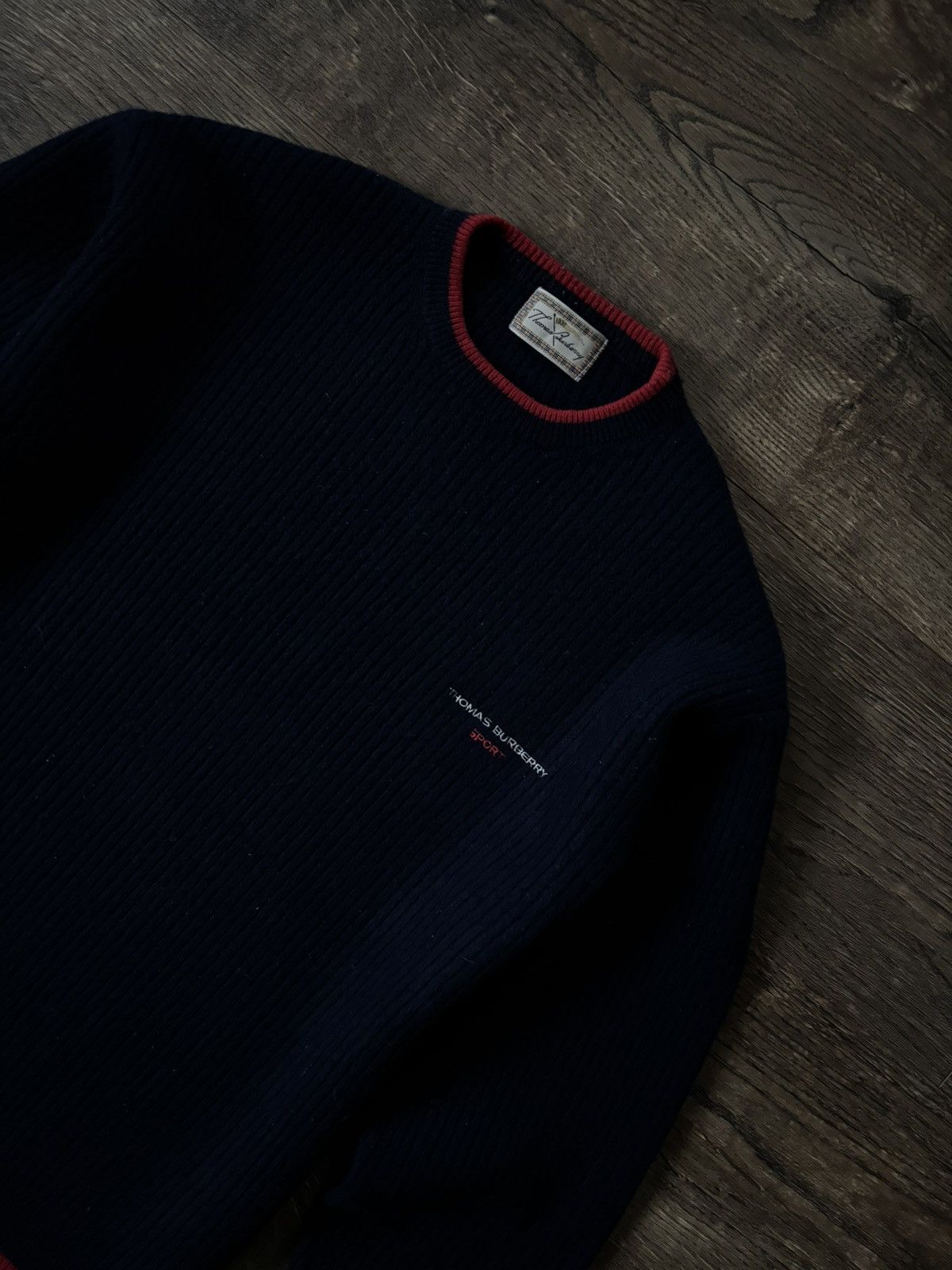 Burberry × Vintage Thomas burberry sport Sweater Vintage Size US M / EU 48-50 / 2 - 3 Thumbnail