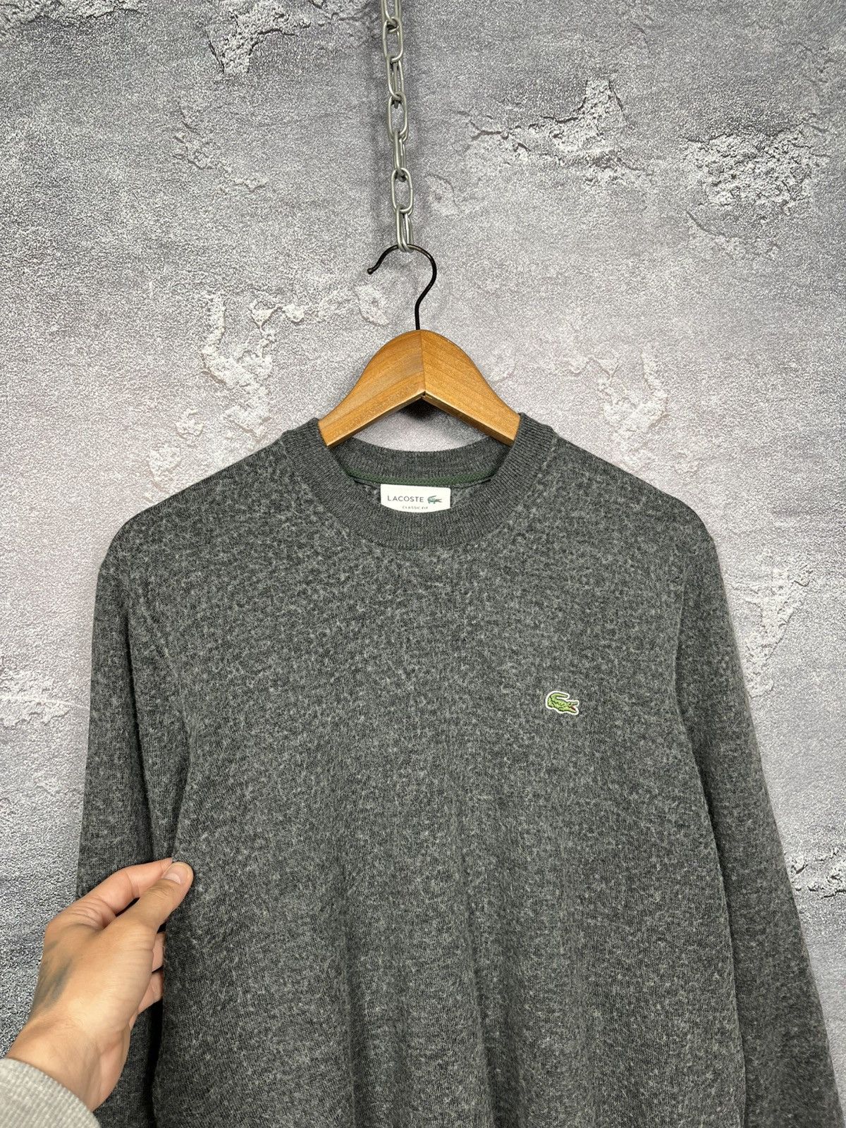 Lacoste Lacoste Wool Light Sweater Jumper With Logo Size US M / EU 48-50 / 2 - 2 Thumbnail