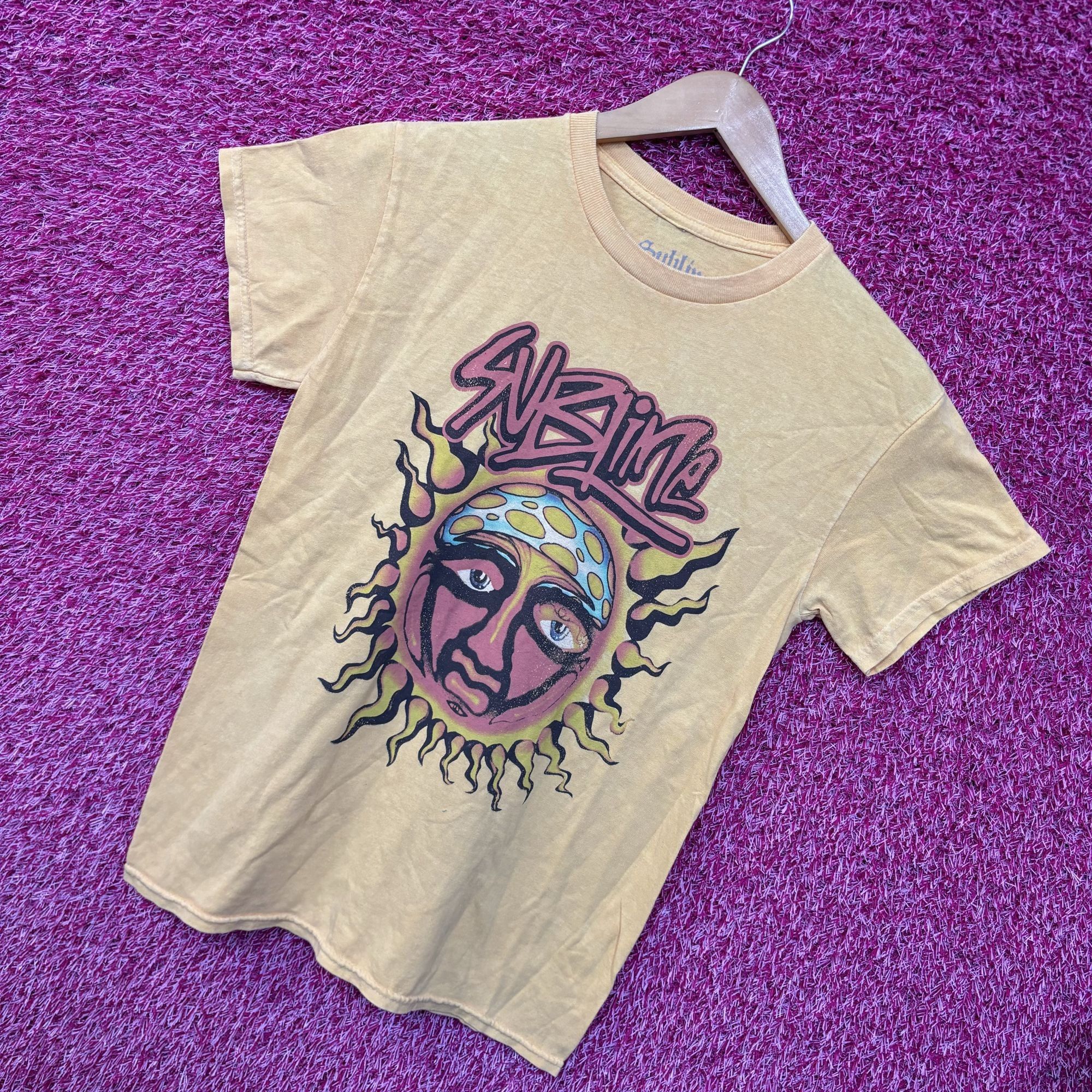 Band Tees × Sublime Sublime 40 Oz to Freedom Monochrome yellow Rock Tee size sma Size US S / EU 44-46 / 1 - 3 Thumbnail