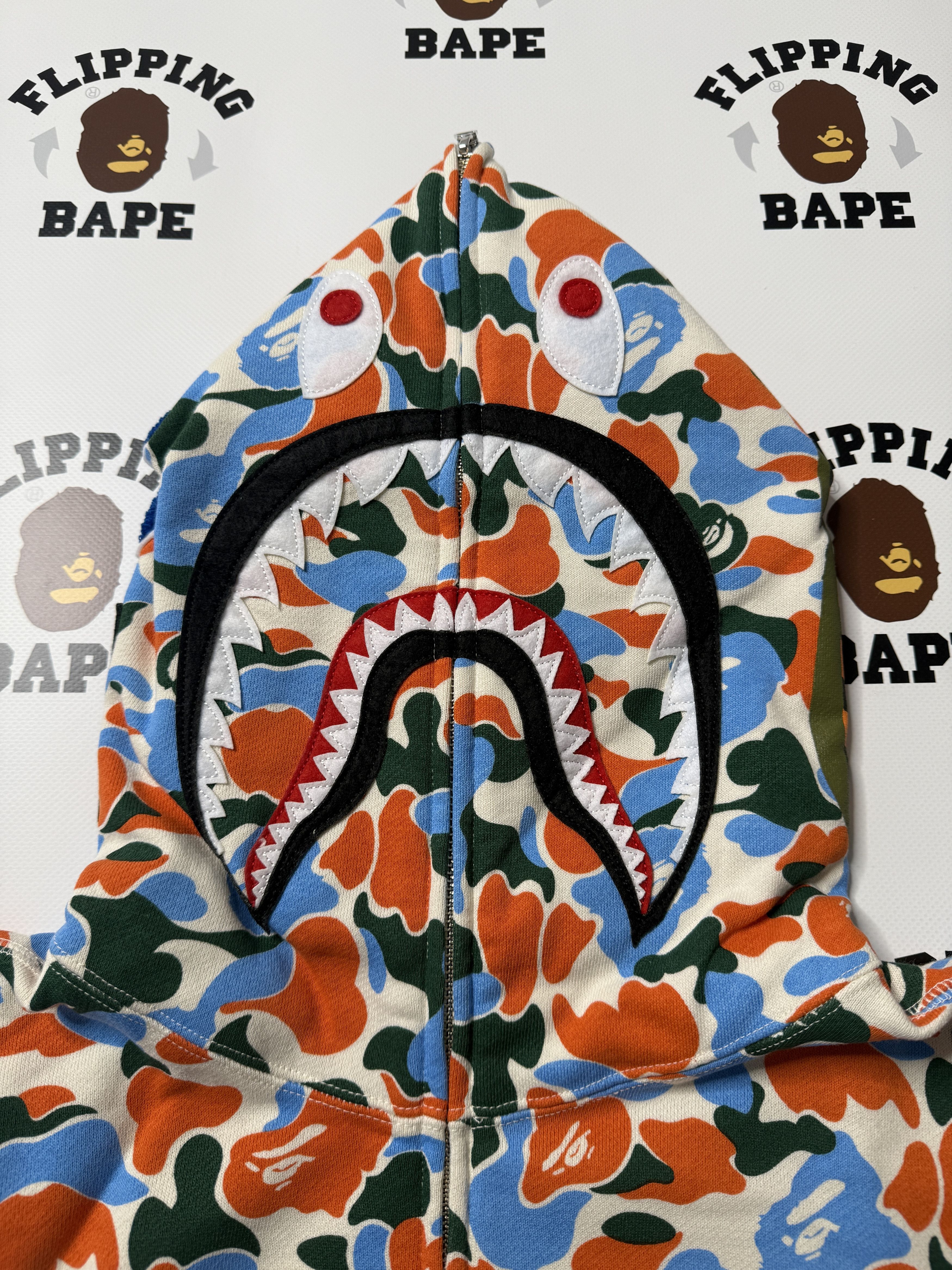 Bape BAPE STORE INDONESIA SHARK FULL ZIP HOODIE (2023) Size US M / EU 48-50 / 2 - 3 Thumbnail
