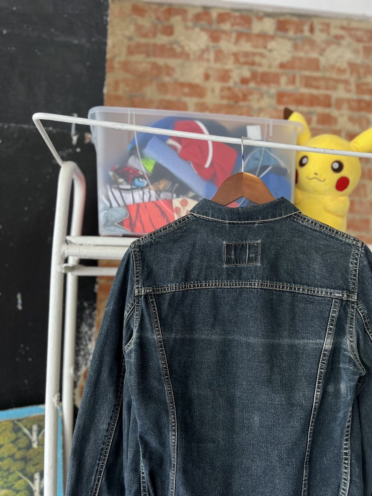 Massimo Dutti × Vintage Massimo Dutti Men’s Vintage Blue Long Sleeve Denim Jacket Size US S / EU 44-46 / 1 - 4 Thumbnail