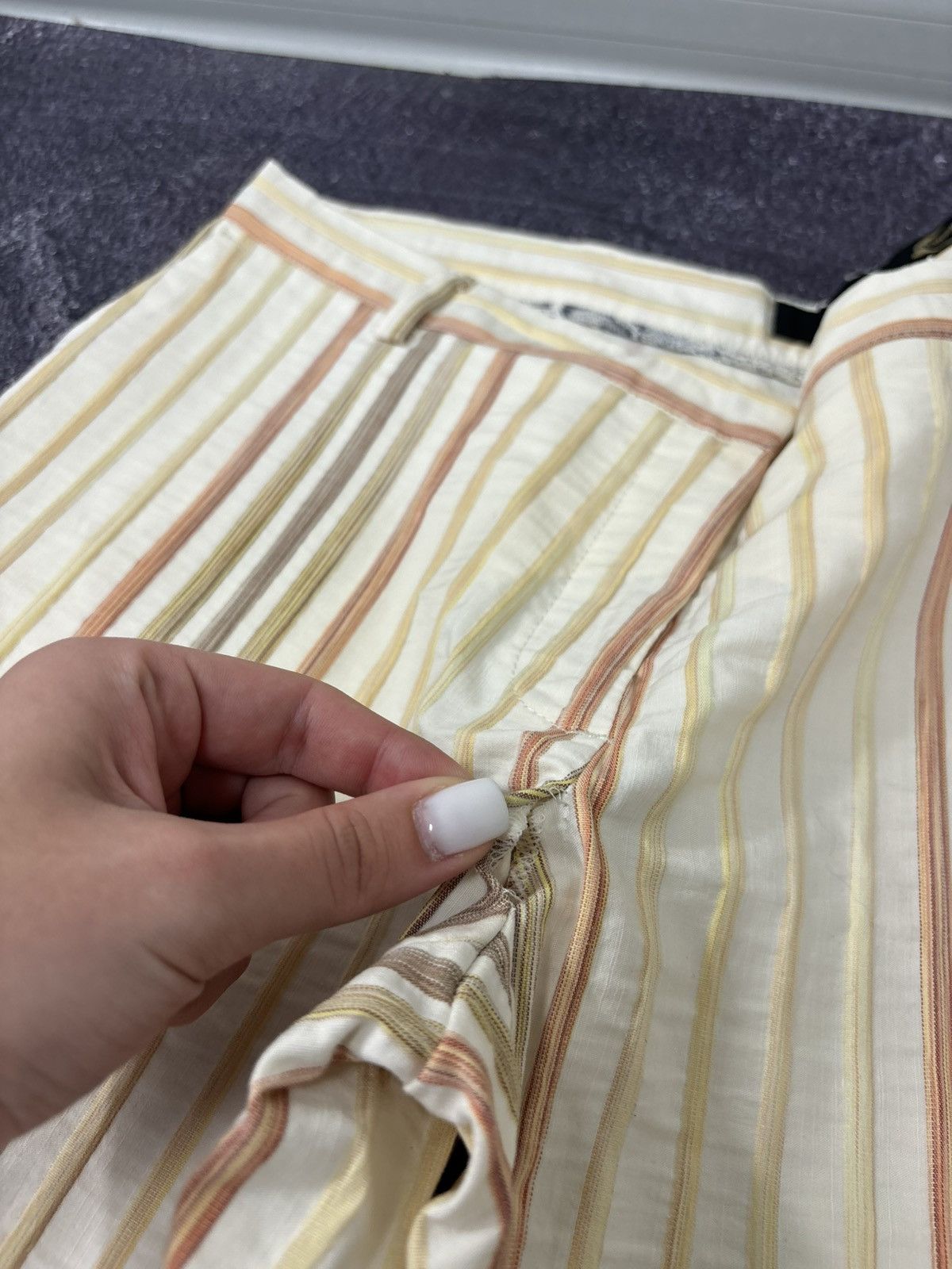 Just Cavalli Just Cavalli By Roberto Cavalli Women’s Striped Flared Pants Size 32" / US 10 / IT 46 - 13 Thumbnail