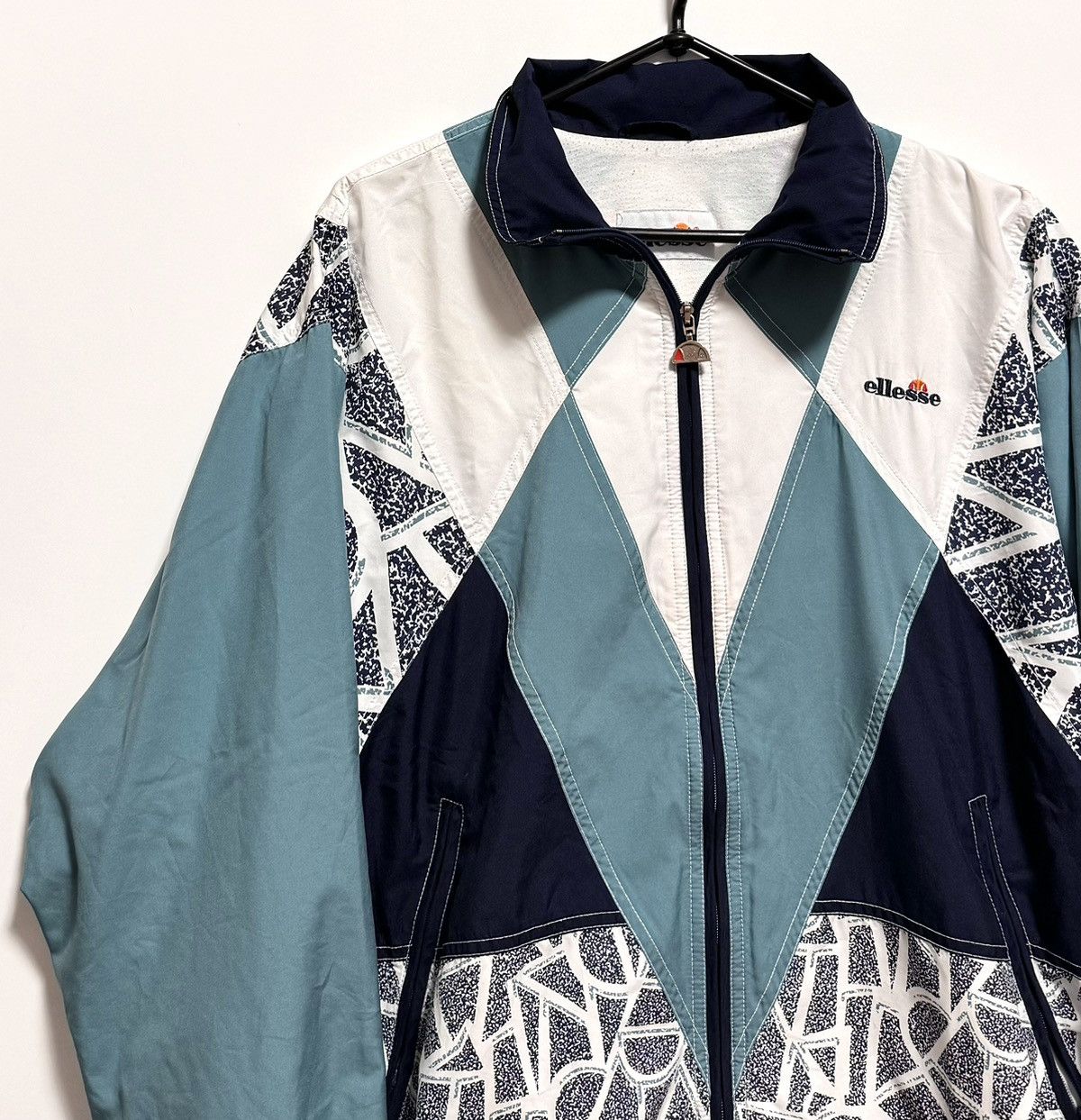 Ellesse × Vintage Vintage 2000s Ellesse Zip Up Light Jacket L Size US M / EU 48-50 / 2 - 2 Thumbnail