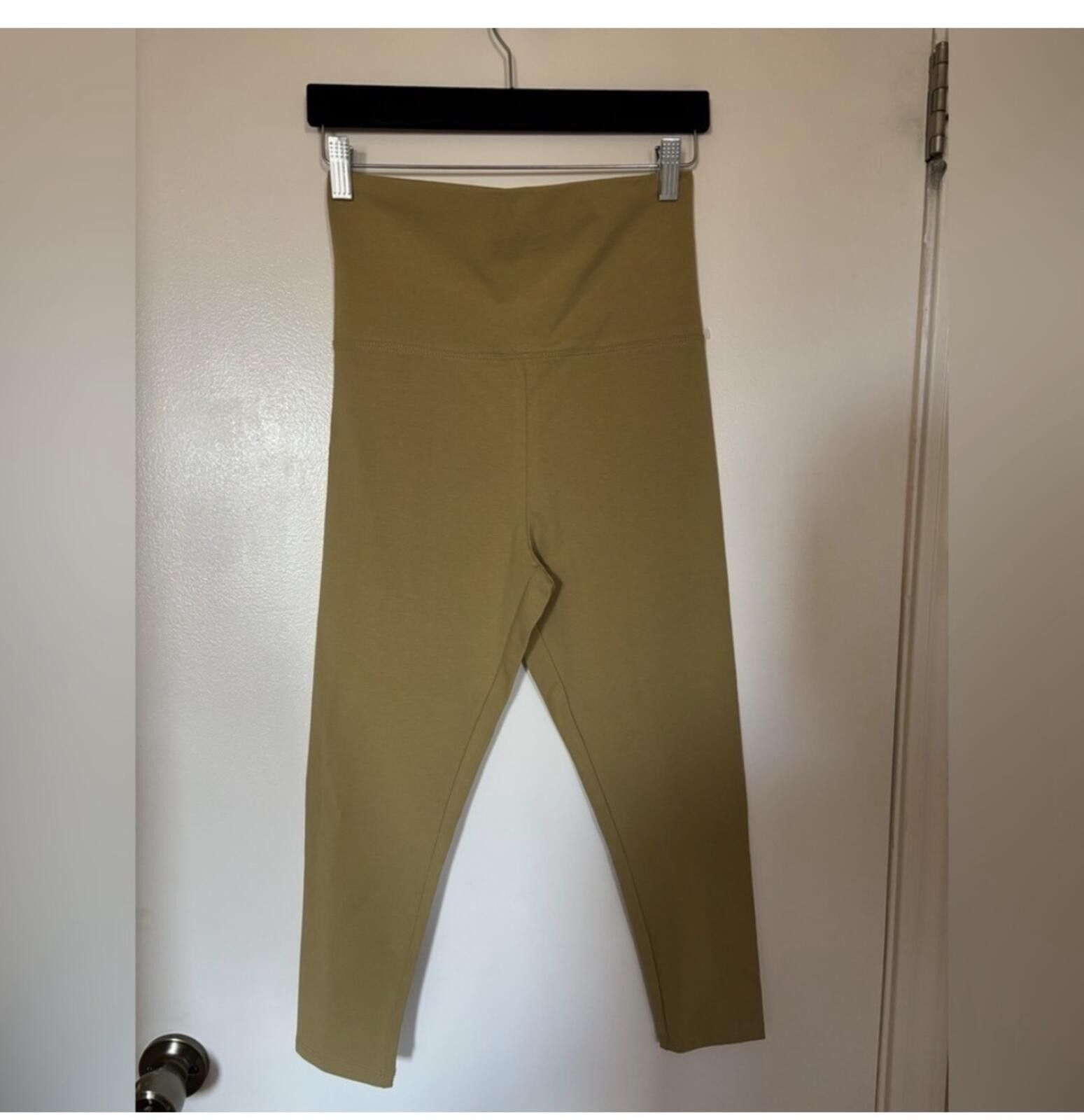 Other (FIESTAR) High-Waisted Olive Leggings Size 28" / US 6 / IT 42 - 1 Thumbnail
