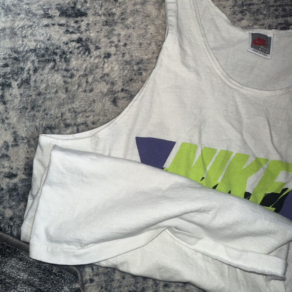 Nike × Vintage Retro 90s Vintage Nike Tank Top Size US M / EU 48-50 / 2 - 2 Thumbnail