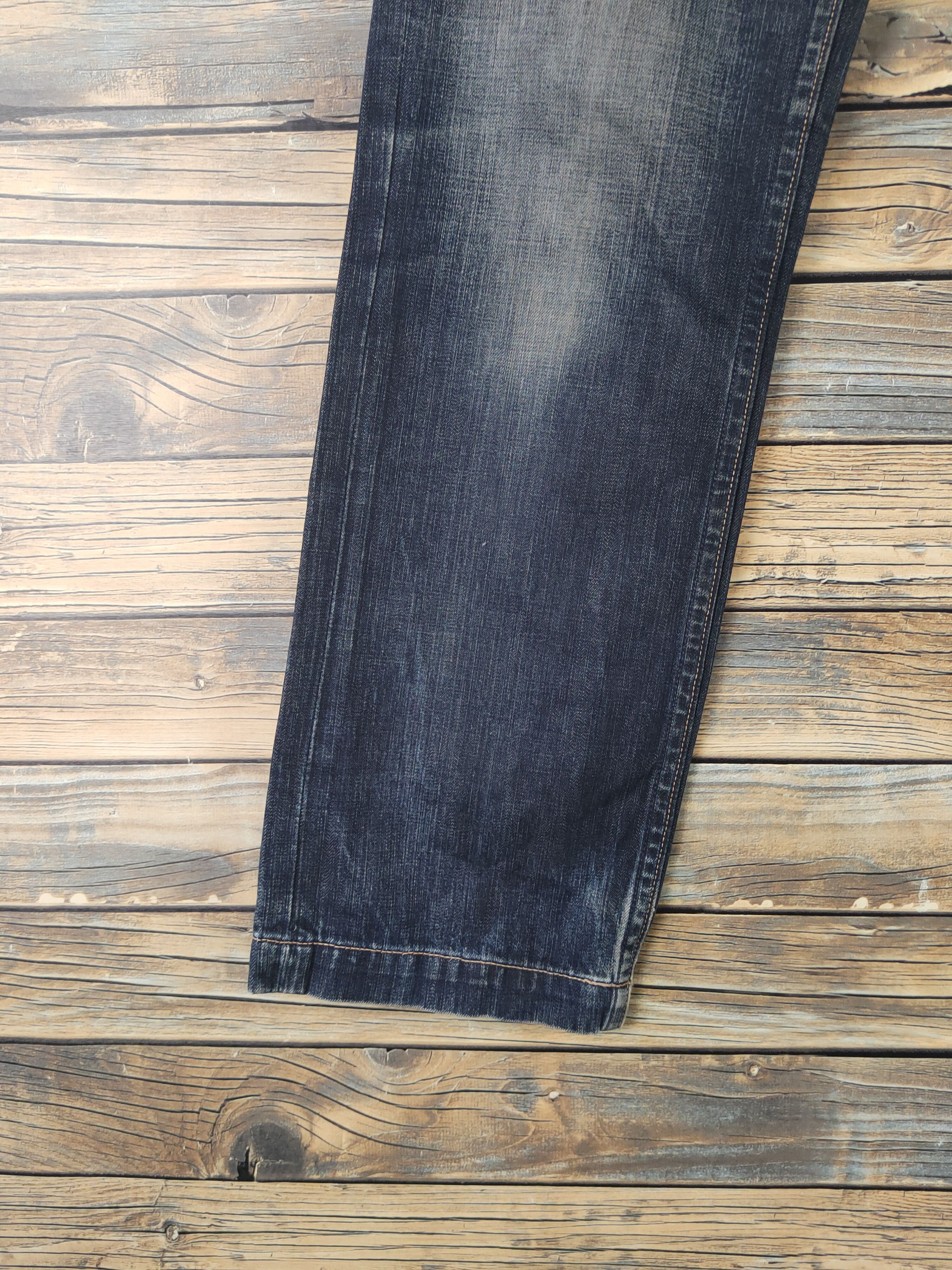 Gap DL Gap Dark Blue Distressed Ripped Jeans #1861 Size US 29 - 4 Thumbnail