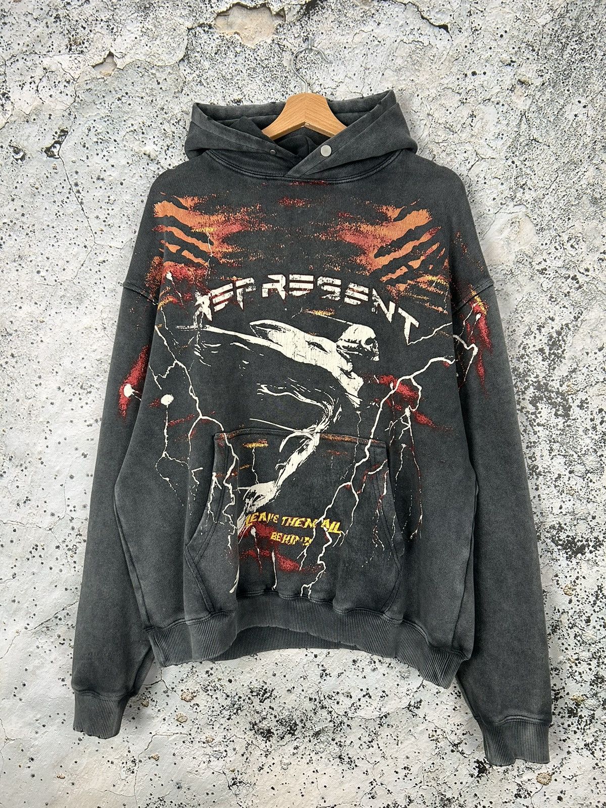 Represent Clo. Represent Clo Hoodie Streetwear Grunge Rock Punk Metal Size US M / EU 48-50 / 2 - 1 Thumbnail