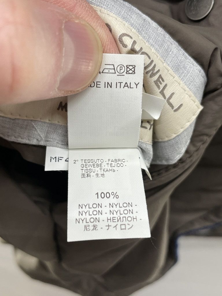 Brunello Cucinelli BRUNELLO CUCINELLI Linen Wool Silk Down Reversible Vest Size US M / EU 48-50 / 2 - 11 Thumbnail