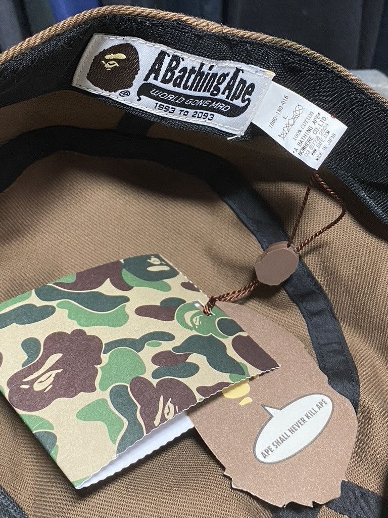 Bape 00s Bape Dev-Ops Proper Uniform Cut and Sew Flat Top Cap Size ONE SIZE - 8 Thumbnail