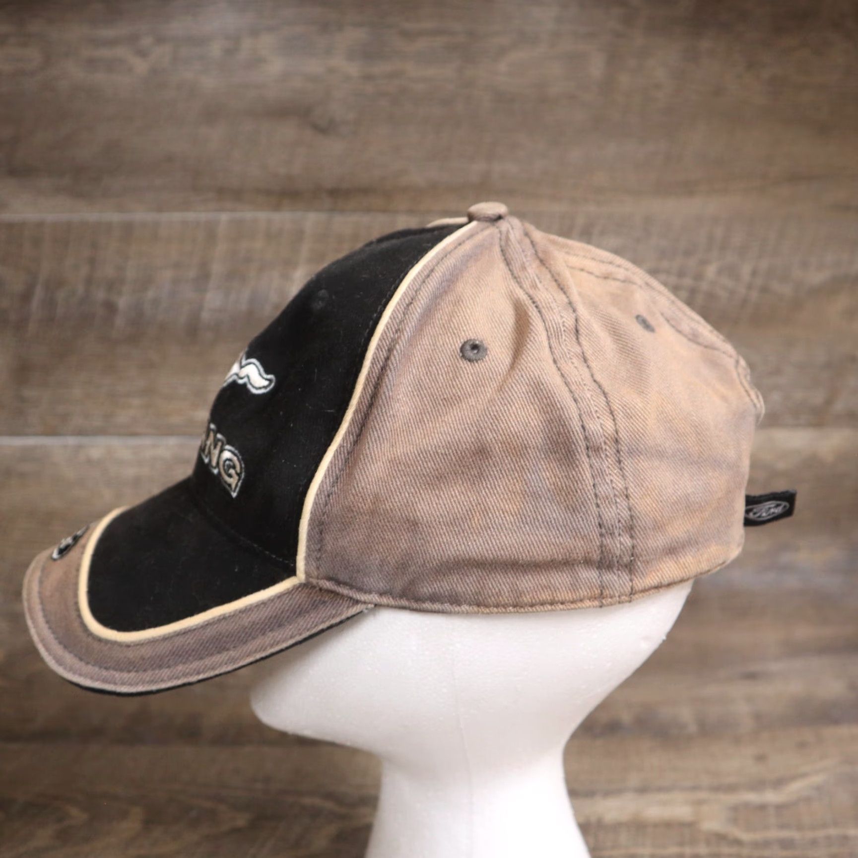 Ford FORD MUSTANG Baseball Cap Adjustable Black Classic Casual Mens Size ONE SIZE - 5 Thumbnail