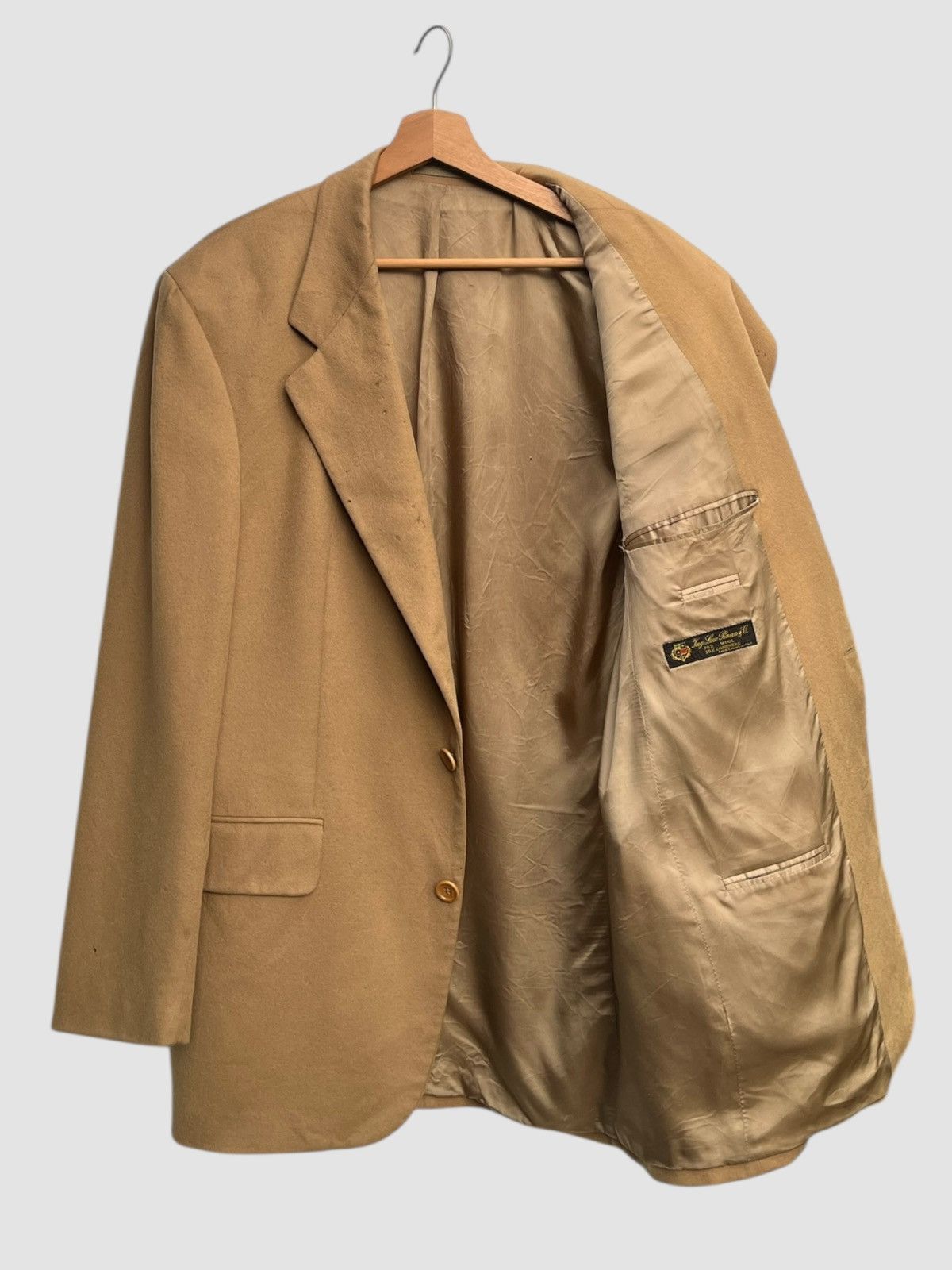 Hugo Boss Hugo Boss Loro Piana Fabric Wool Cashmere Tailored Jacket Size US L / EU 52-54 / 3 - 3 Thumbnail
