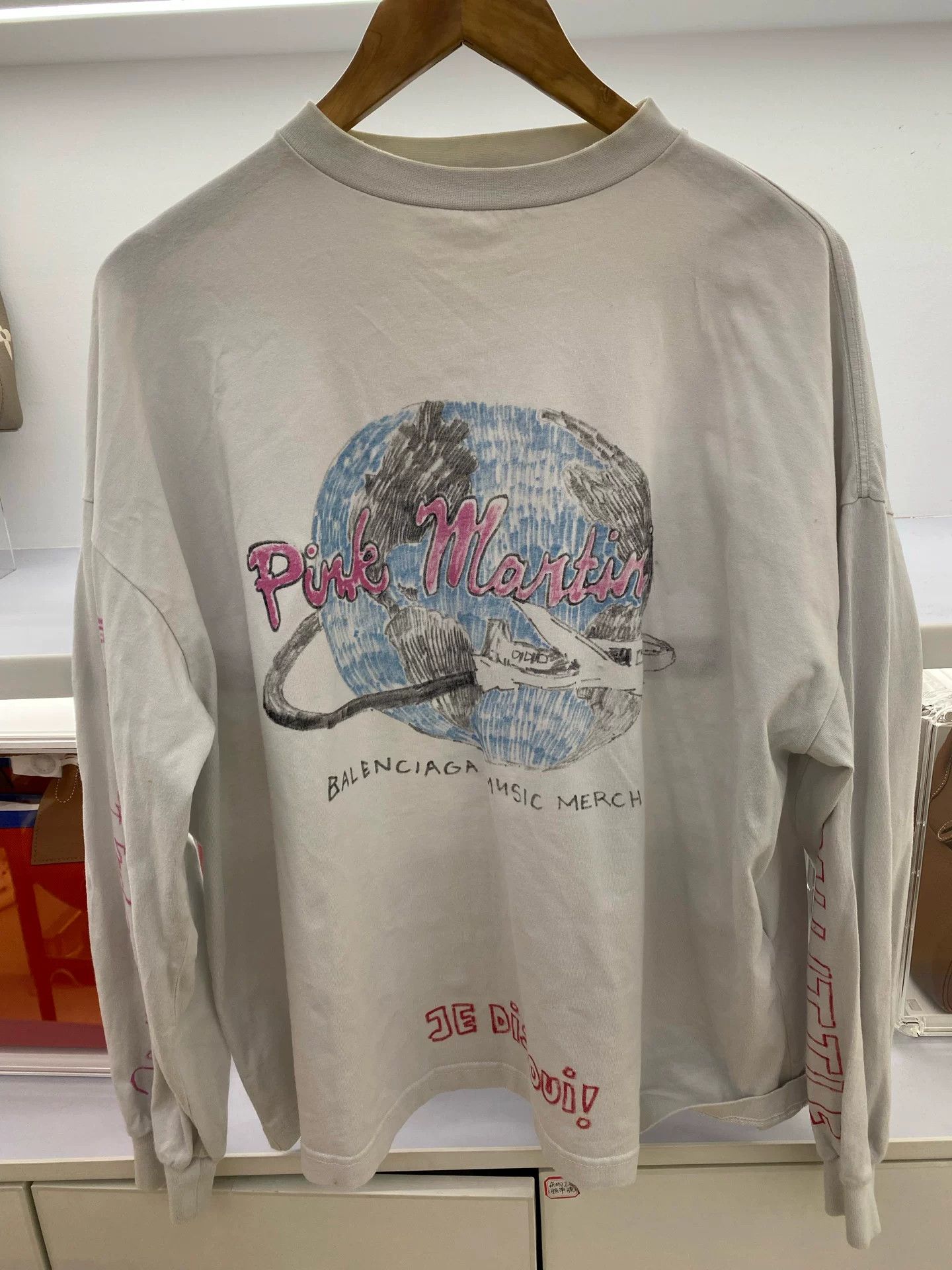 Balenciaga Balenciaga x Pink Martini Music Tee Size S / US 4 / IT 40 - 1 Thumbnail