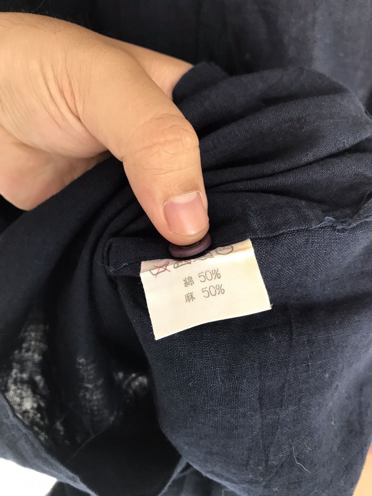 Issey Miyake Vintage Issey Miyake Hemp Shanghai Shirts Size US M / EU 48-50 / 2 - 8 Thumbnail