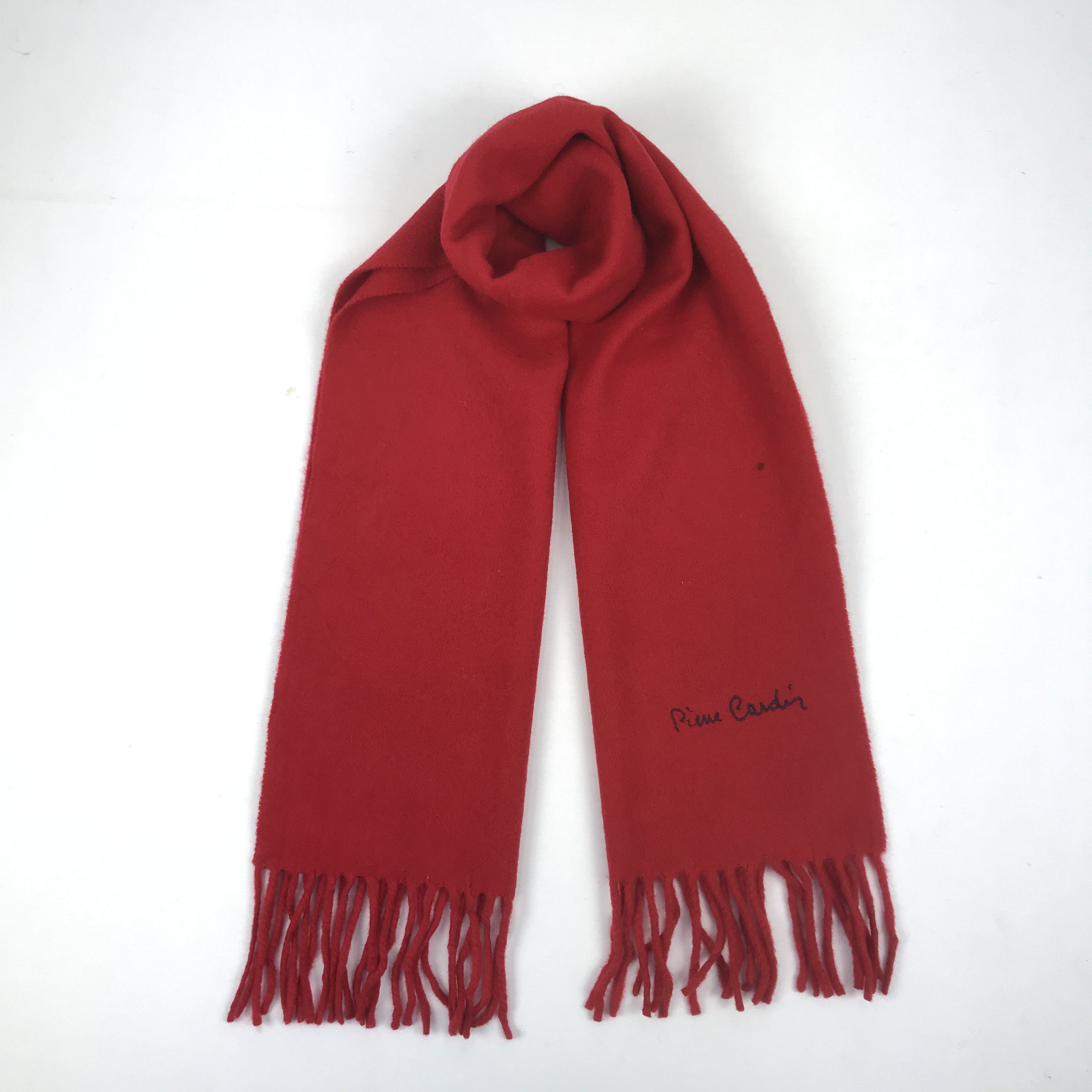 Pierre Cardin Vintage Pierre Cardin Scarf Muffler Wool Scarves Size ONE SIZE - 1 Thumbnail