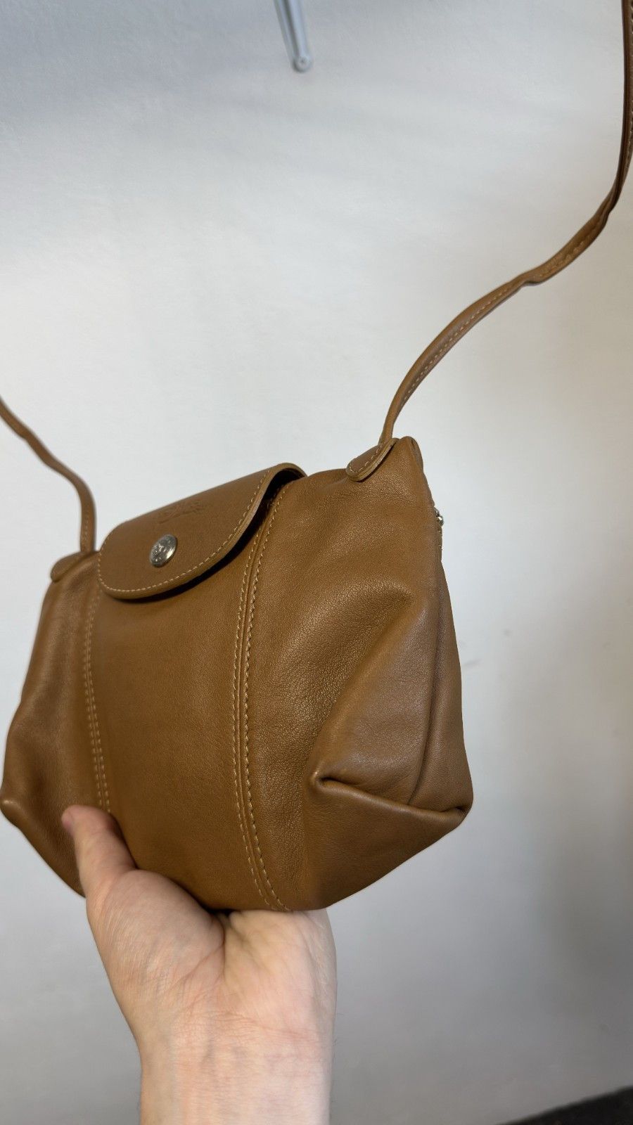 Longchamp Longchamp Women's Mini Crossbody Depose Brown Leather Bag Size ONE SIZE - 4 Thumbnail