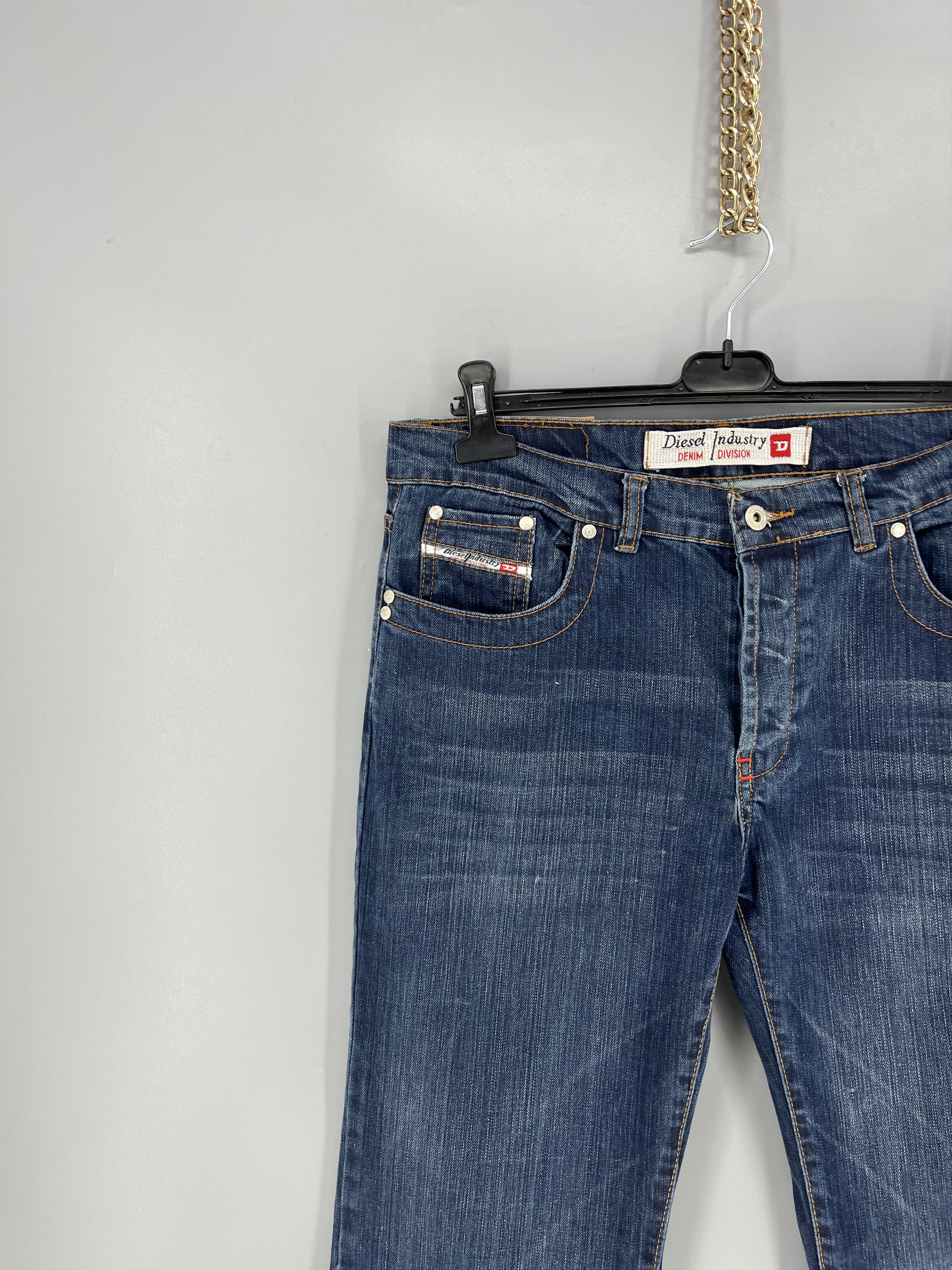 Diesel Vintage Diesel Industry Blue Denim Jeans Size-32 Size US 32 / EU 48 - 2 Thumbnail
