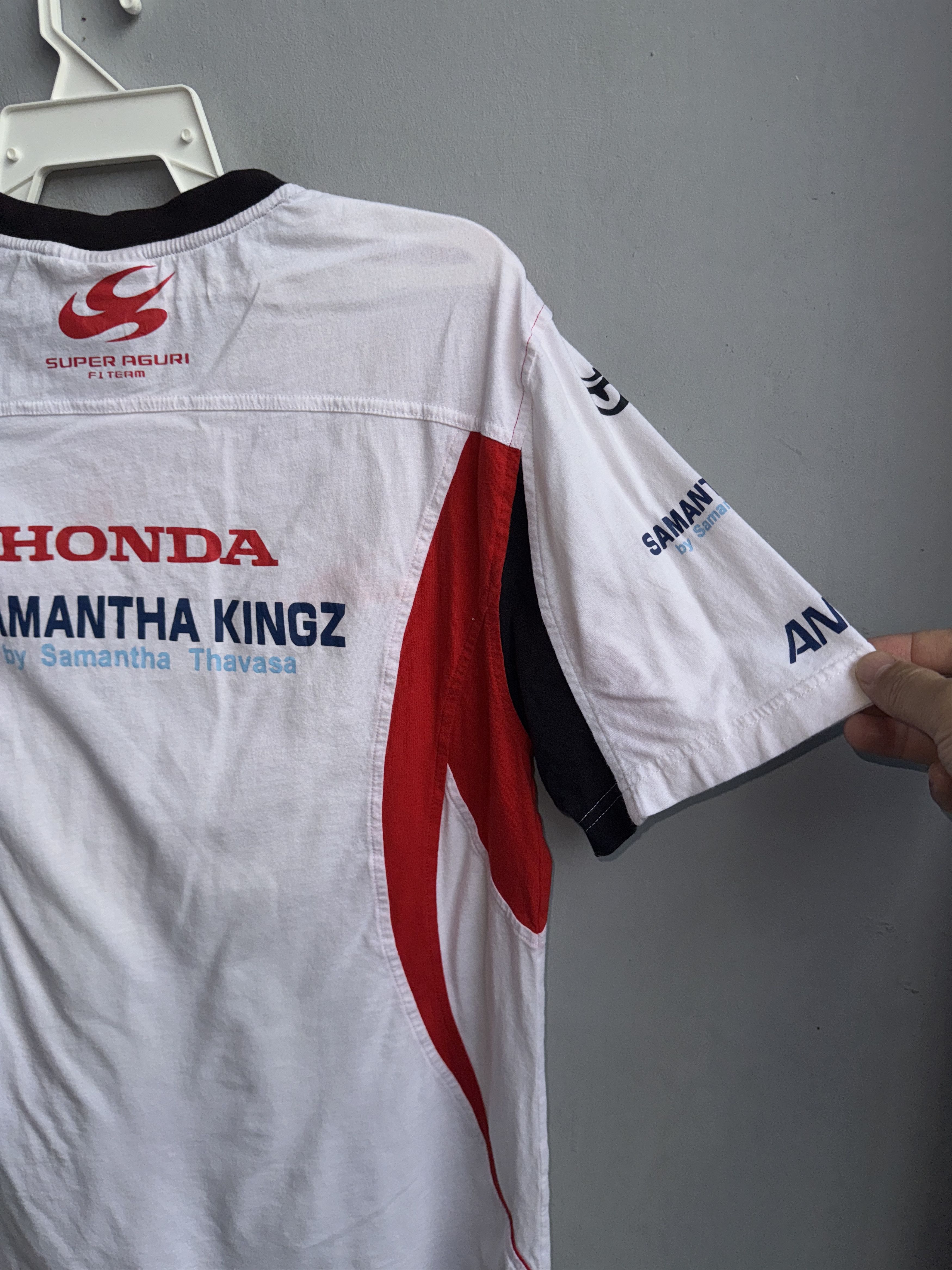 Formula 1 Honda Super Aguri F1 Team Vintage T-Shirt Size US L / EU 52-54 / 3 - 7 Thumbnail