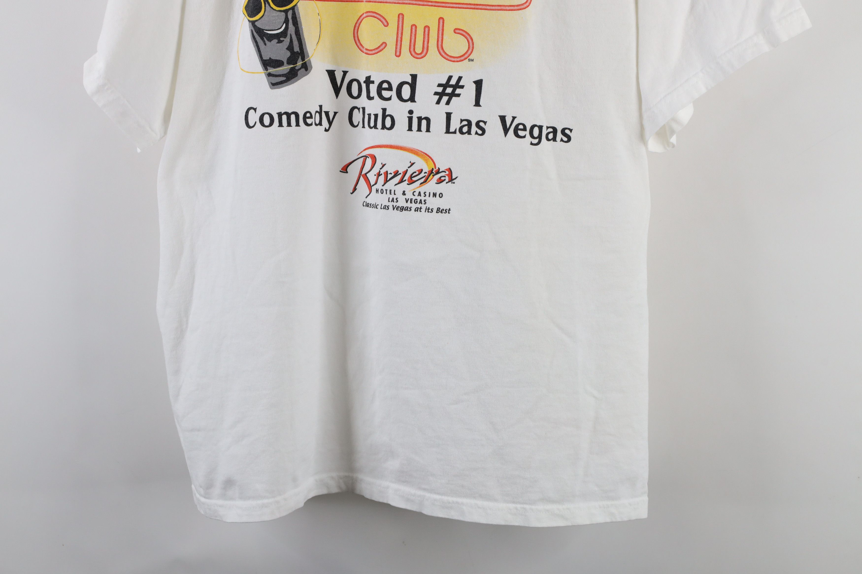 Vintage Vintage Riviera Comedy Club Las Vegas Short Sleeve T-Shirt Size US XL / EU 56 / 4 - 3 Thumbnail