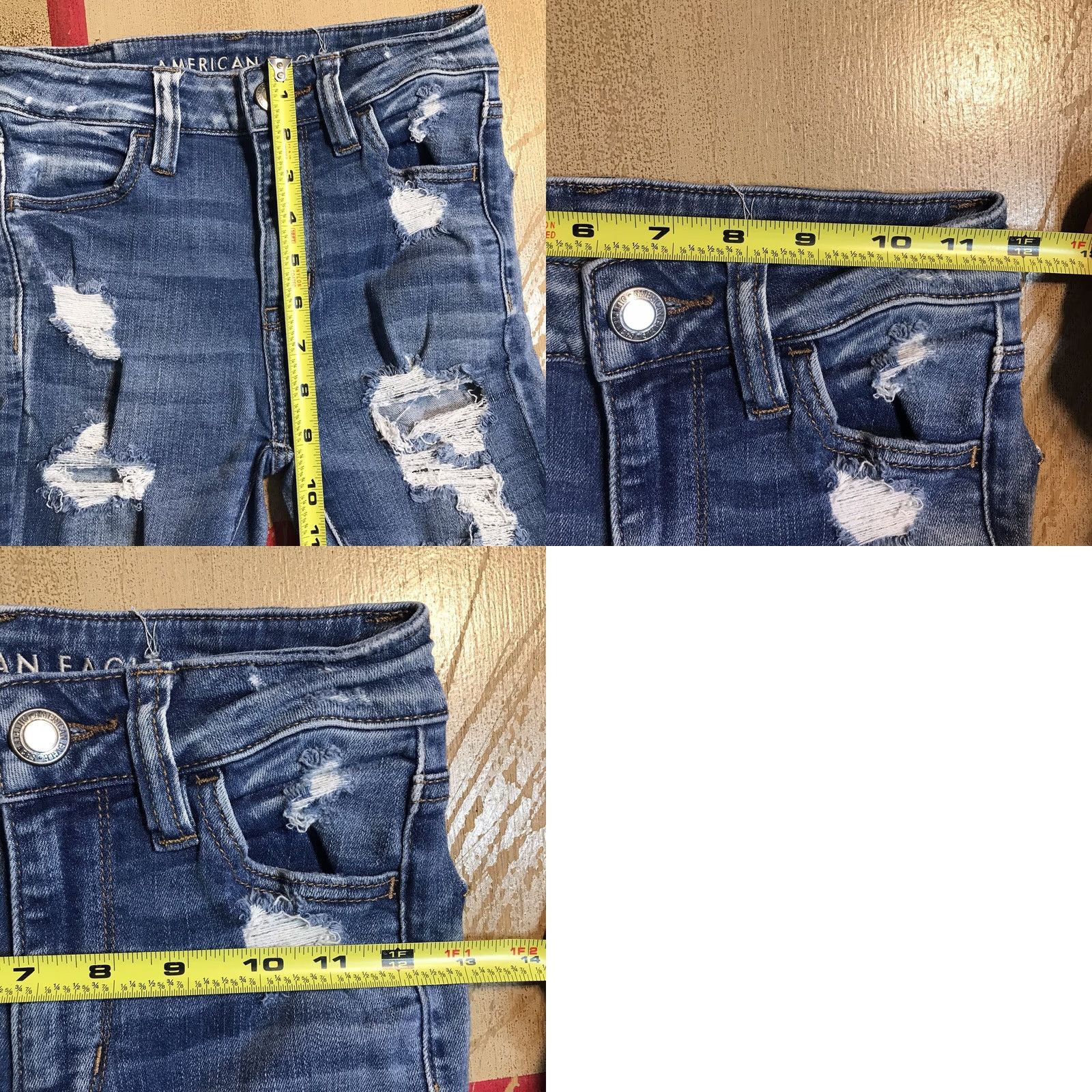American Eagle Outfitters VINTAGE Size 25" / US 0 / IT 36 - 9 Thumbnail