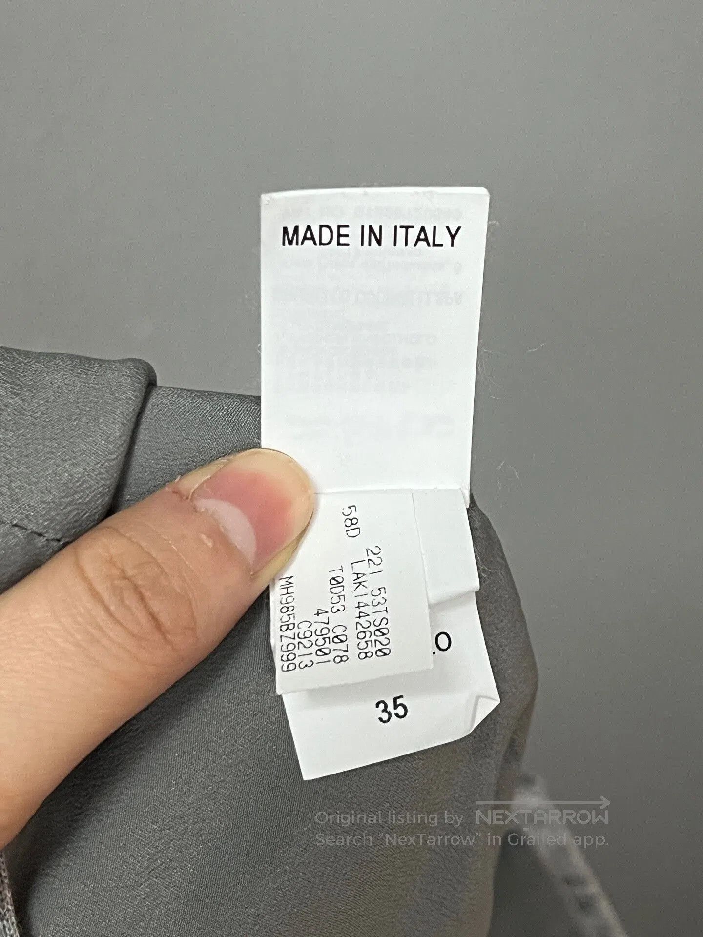 Brunello Cucinelli gray high-waisted jogger pants by Brunello Cucinelli. Size US 35 - 4 Thumbnail