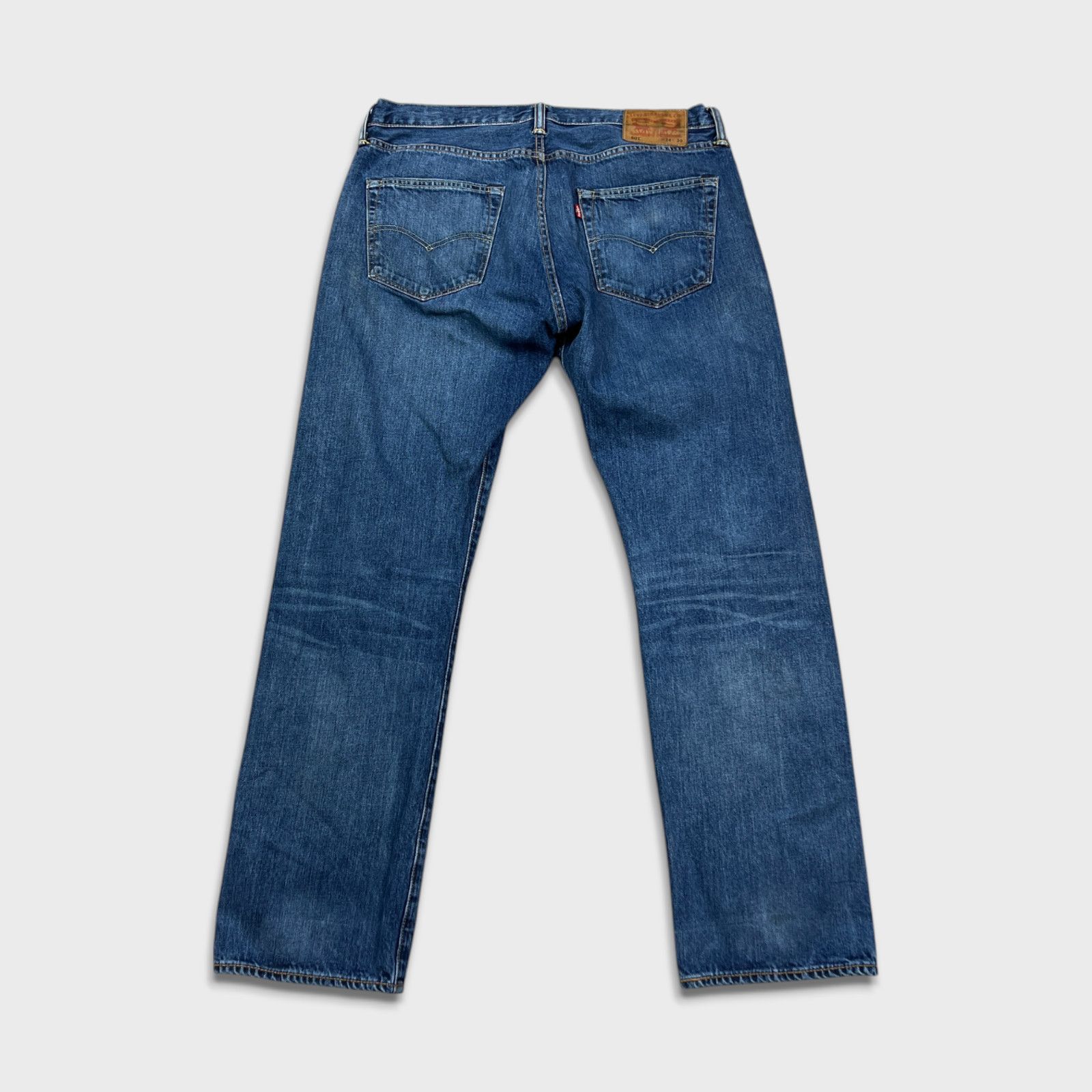 Levi's × Vintage Levi's 501 Jeans 34x30 Blue Original Fit Straight Leg Denim Size US 34 / EU 50 - 7 Thumbnail