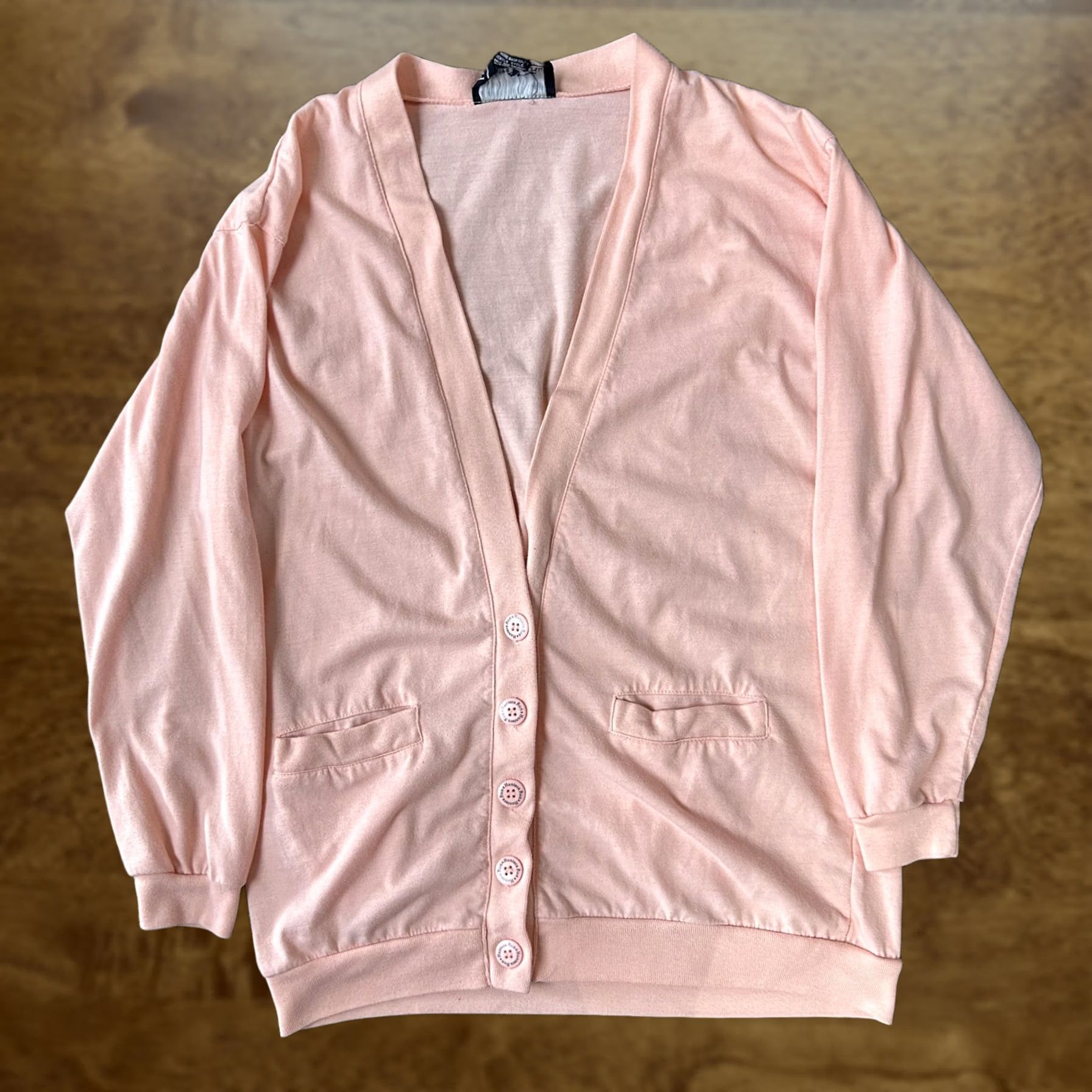 Hunter VINTAGE Hunters Run Cardigan Womens Small Pink V-Neck Button Front Lightweight Size S / US 4 / IT 40 - 1 Thumbnail