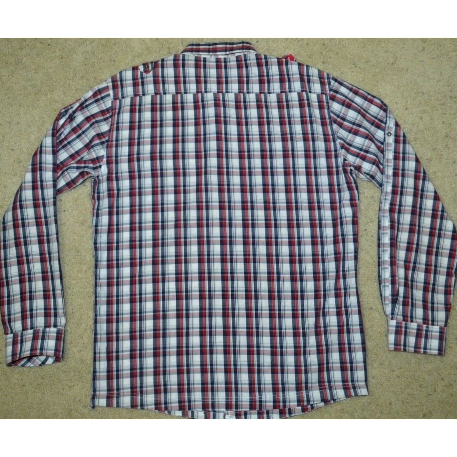 Zanerobe ZANEROBE Shirt Plaid Button-Up Long Sleeve Men 2XL Multicolor Pattern Plaid Pockets Fashion Shirt Mens 2XL XXL Size US XXL / EU 58 / 5 - 2 Thumbnail