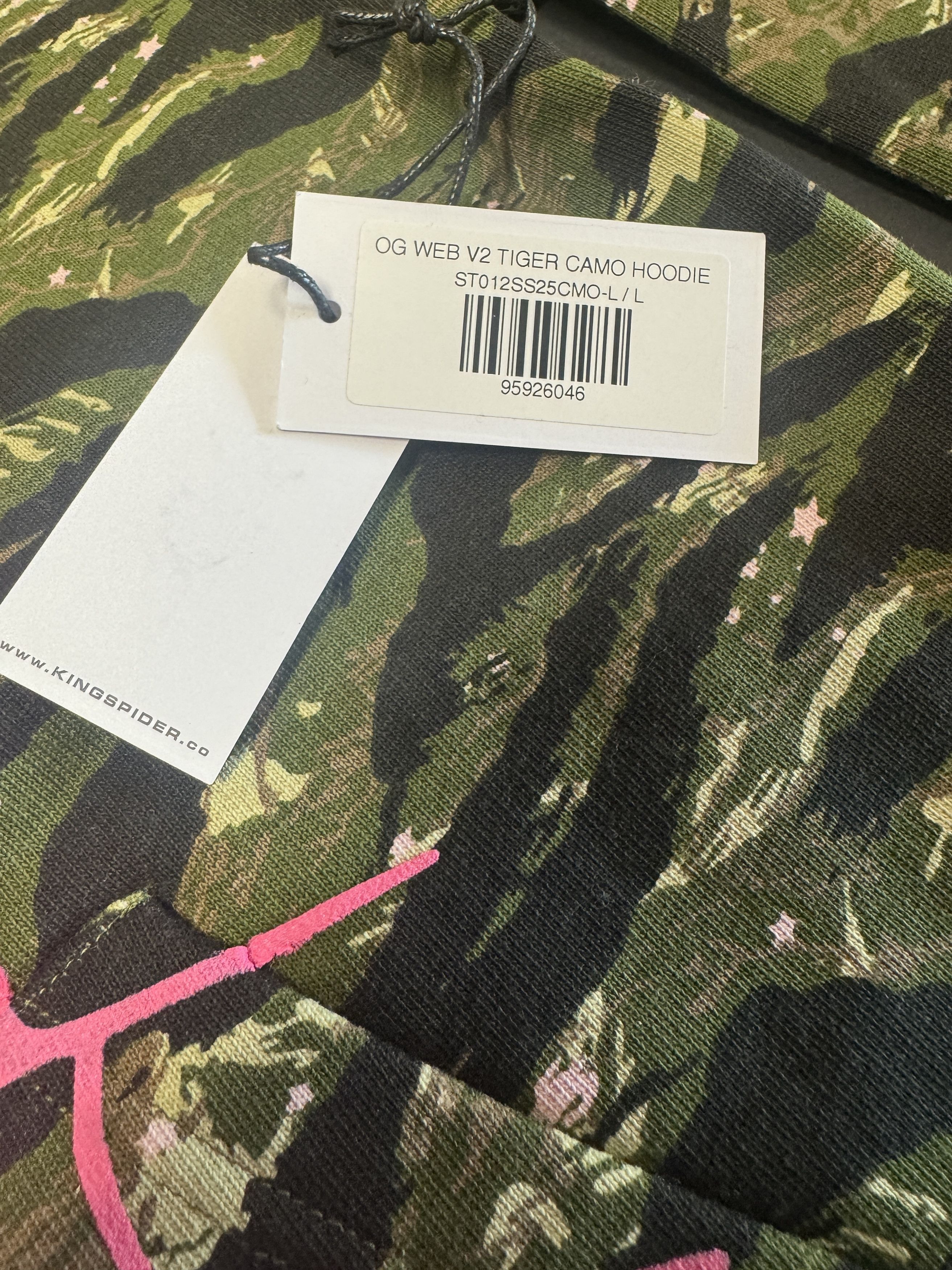 Sp5der Sp5der OG Web V2 Tiger Camo Hoodie Size US L / EU 52-54 / 3 - 4 Thumbnail