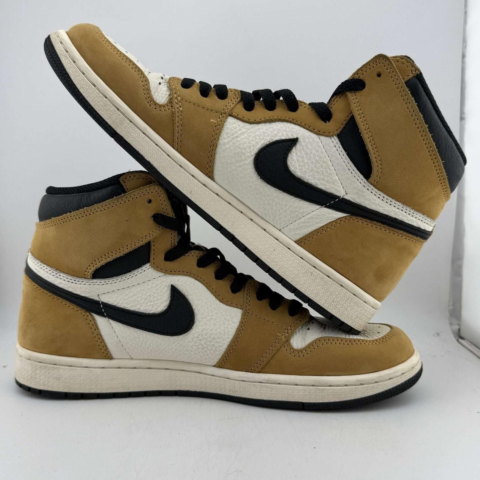 Jordan Brand Jordan 1 Rookie Of The Year 10.5 Used OG Box 555088-700 Size US 10.5 / EU 43-44 - 7 Thumbnail