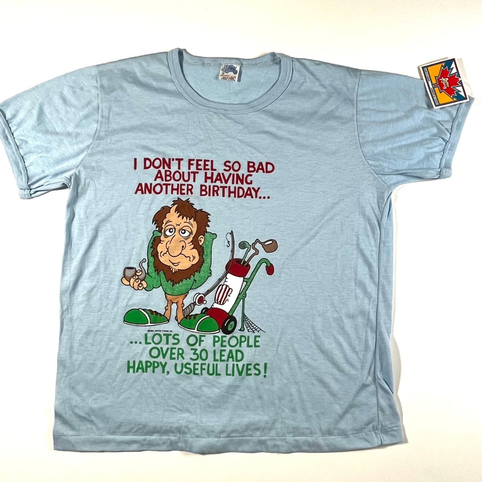 Vintage Vintage 1980’s Better T-shirt Co 30th Birthday T-shirt Size US M / EU 48-50 / 2 - 1 Thumbnail