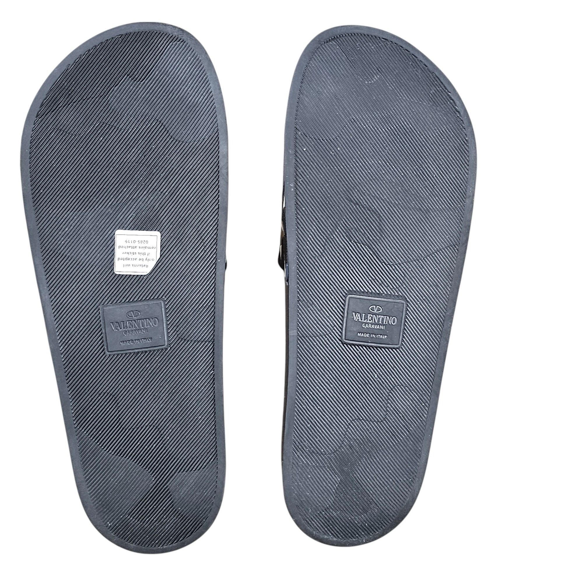 Valentino Valentino Garavani Camo Star Print Rubber Slides Size US 13 / EU 46 - 7 Thumbnail