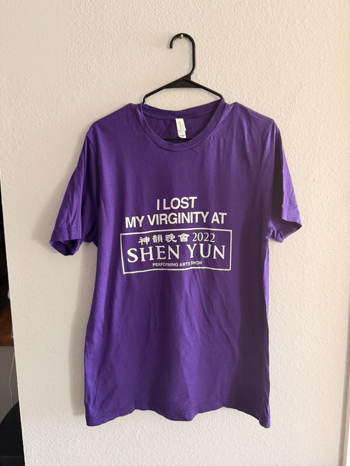 Canvas 2002 “I Lost My Virginity at Shen Yun” t-shirt Size US L / EU 52-54 / 3 - 1 Thumbnail