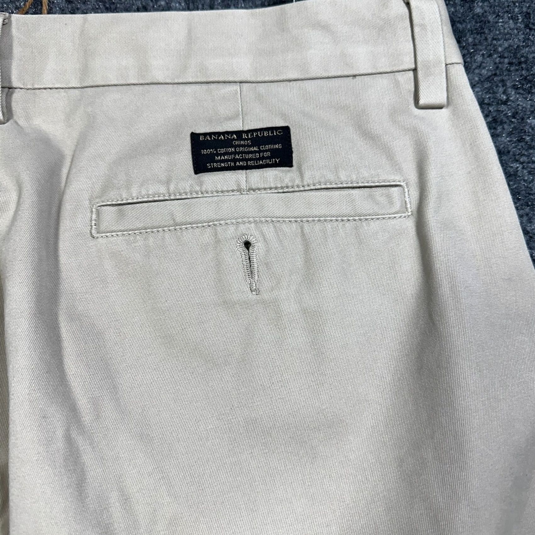 Banana Republic Banana Republic Gavin Chino Pants Men 33 Flat Front Straight Cotton Brown Classic Modern 90s? Size US 33 - 8 Thumbnail