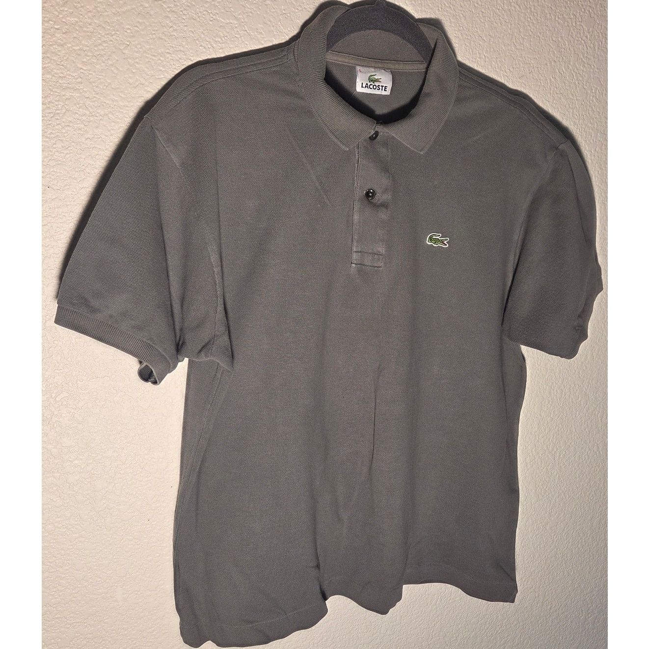 Lacoste Stylish Men's Lacoste Polo Shirt - Small Grey - Classic Size US S / EU 44-46 / 1 - 2 Thumbnail