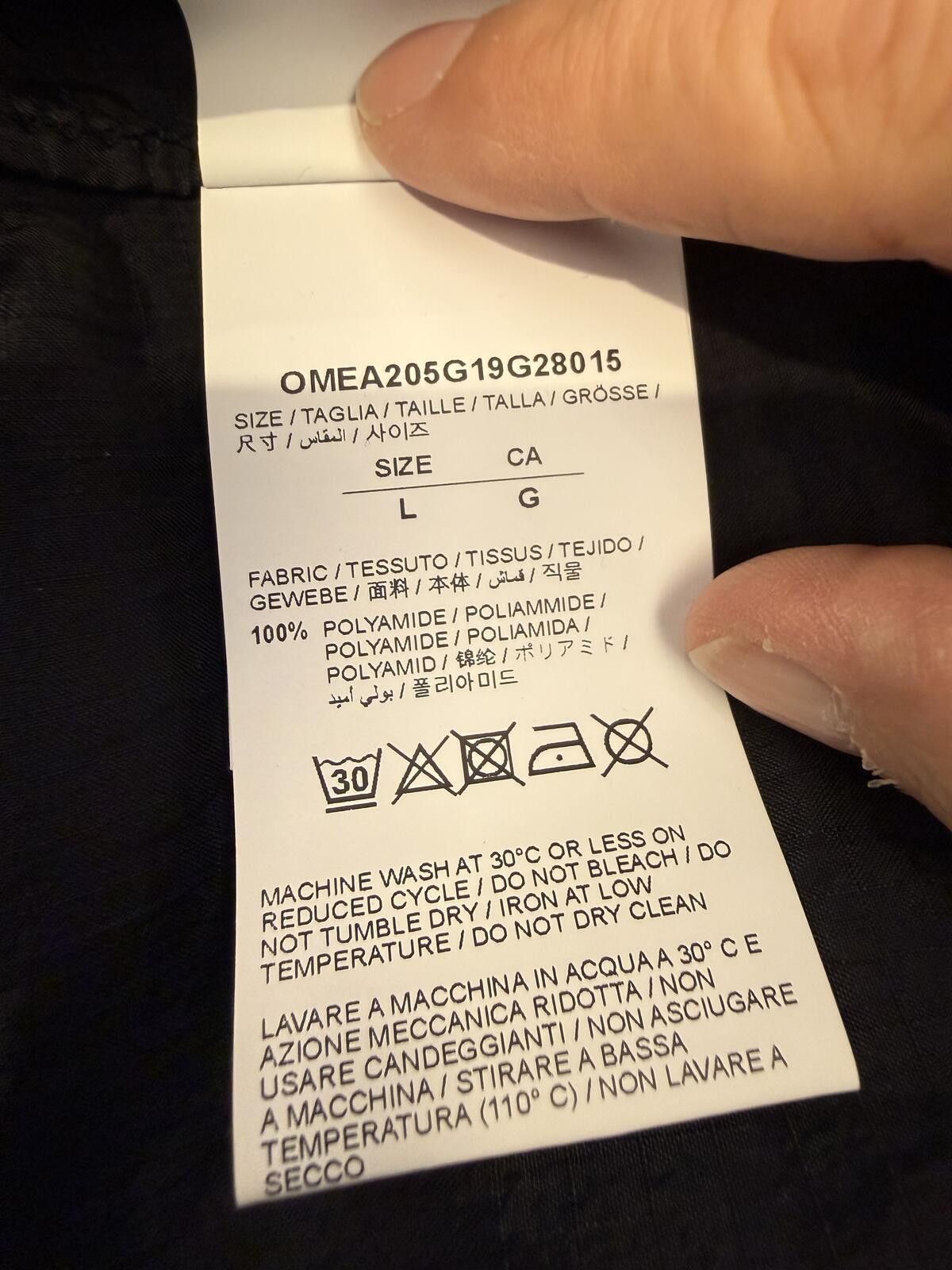 Off-White Off White Virgil Rain Jacket Mca Logo Print Size Large Size US L / EU 52-54 / 3 - 6 Thumbnail