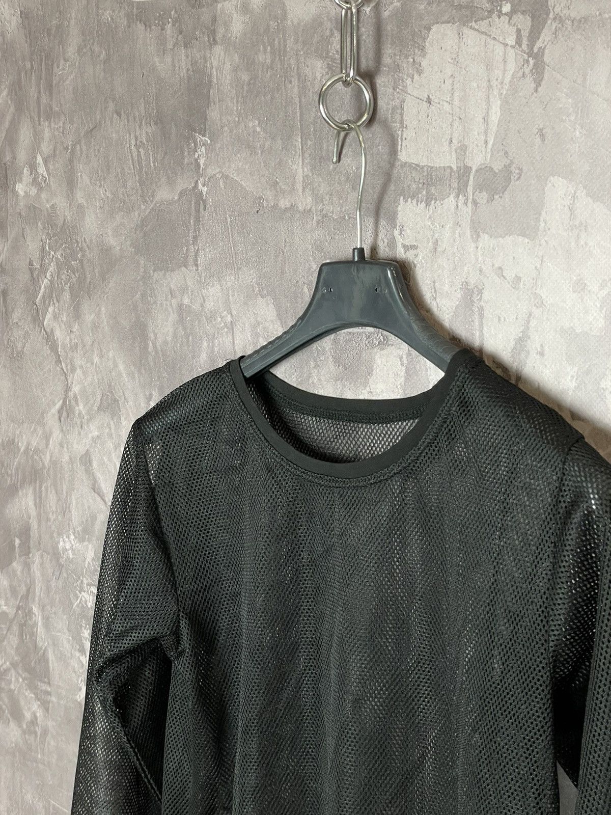 Japanese Brand × Vintage vintage y2k Fang Tribal Goth Mesh Sheer Long-Sleeve womens m Size M / US 6-8 / IT 42-44 - 6 Thumbnail