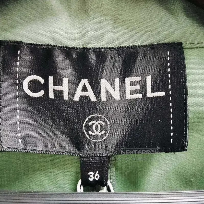 Chanel Chanel Long Cotton Trench Coat for Women . Size M / US 6-8 / IT 42-44 - 5 Thumbnail