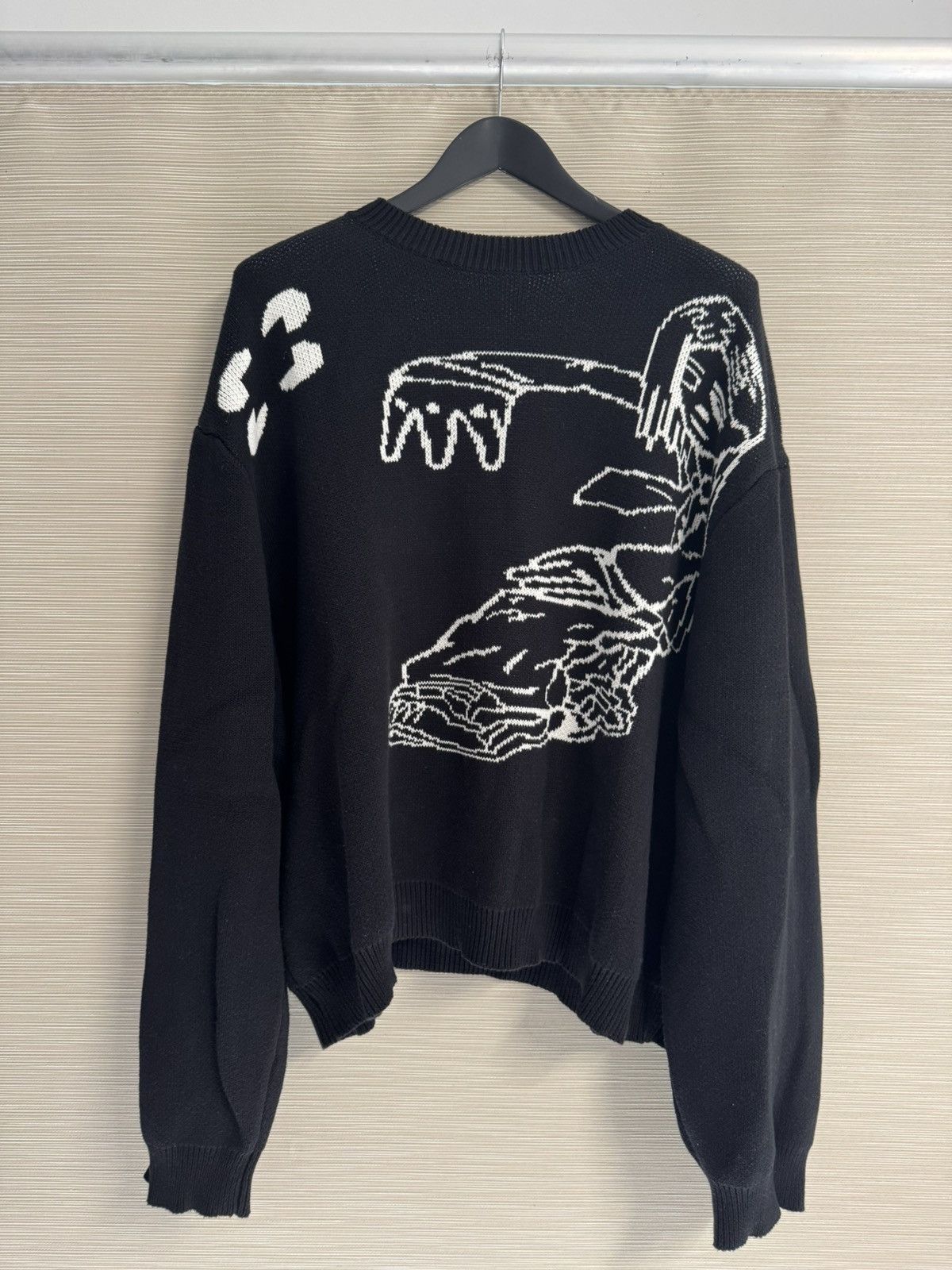 Haunted Starbucks Oversized Knit Sweater Size US XL / EU 56 / 4 - 1 Thumbnail